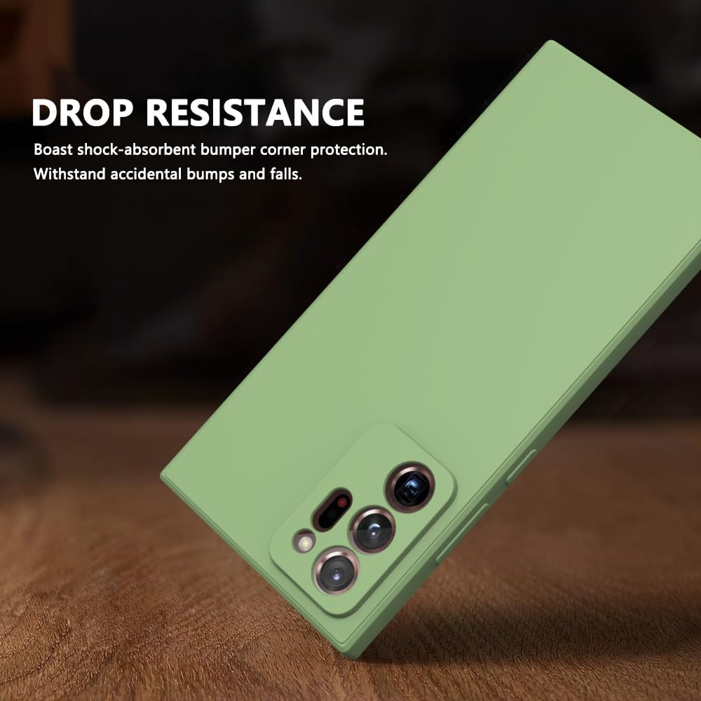 Wogroo For Samsung Galaxy Note 20 Ultra Case Green, Scratch Resistant With Soft Touch, Slim Thin Phone Cover For Samsung Galaxy