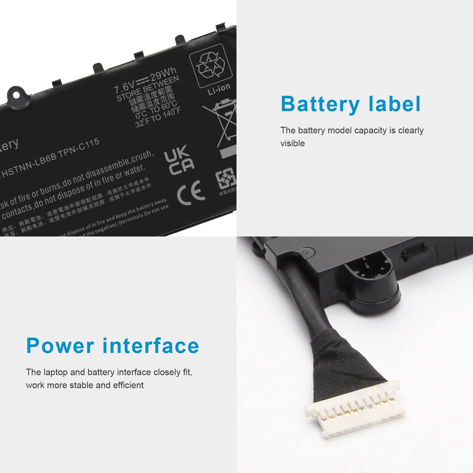 Fancy Buying Laptop Replacement Battery for HP Pavilion 11-n X360 PL02XL 7.6V 29Wh