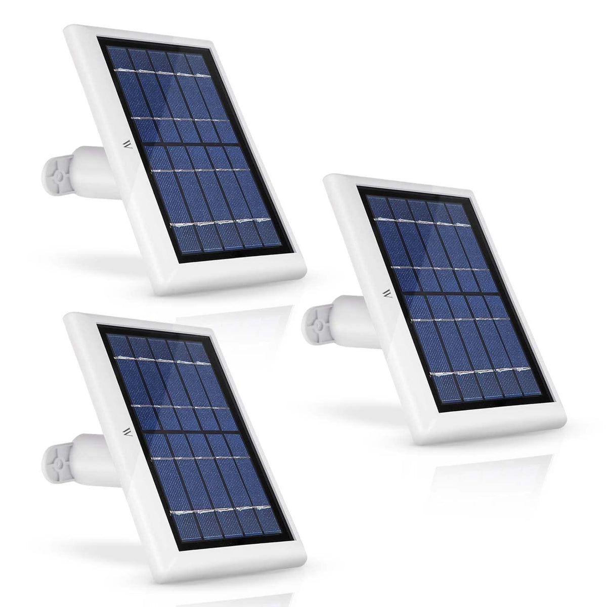 Wasserstein Solar Panel With Outdoor Magnetic Charging Cable (13.1Ft)   Compatible With Arlo Ultra/Ultra 2/Pro3/Pro4 (3 Pack, Wh