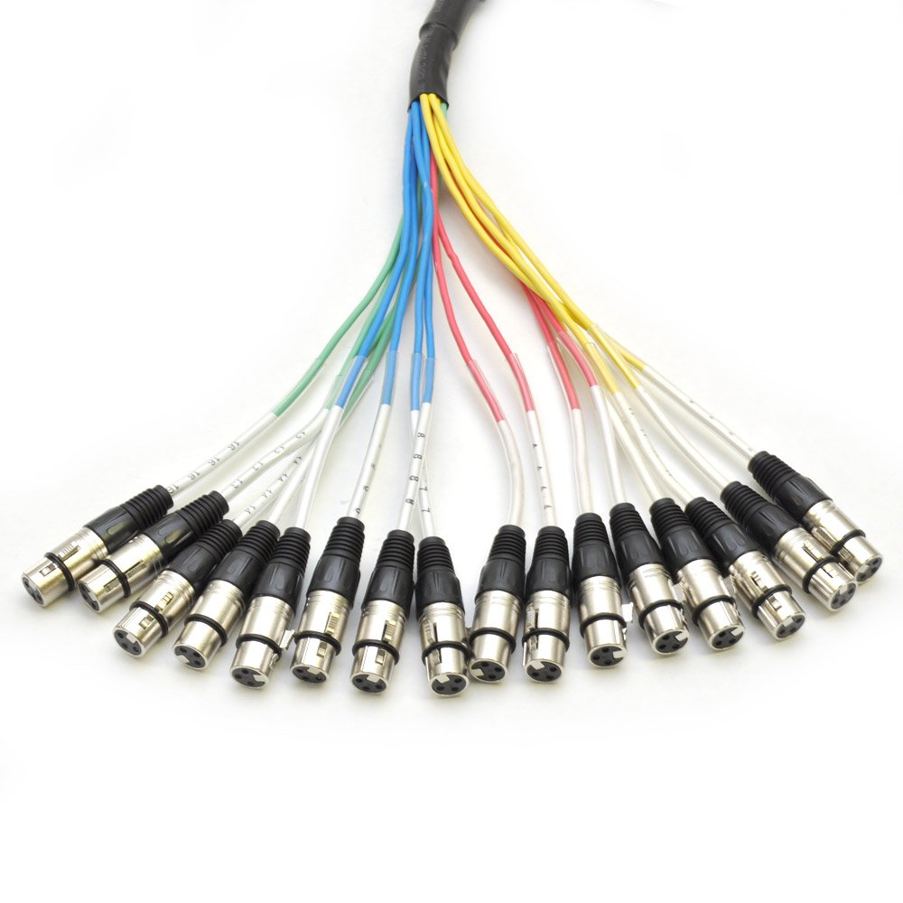 Seismic Audio - Saxt-16X5F - 16 Channel 5 Xlr Female To 1/4 Trs Snake Cable