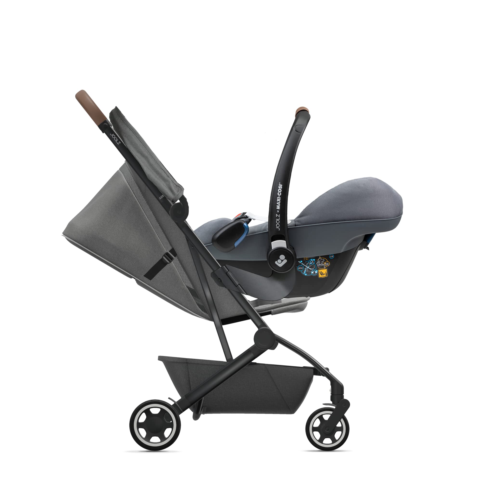 Joolz Aer   Car Seat Adapters   Accessory For Stroller   Great Flexibility   Compact & Lightweight   Safe Travel System   Ideal