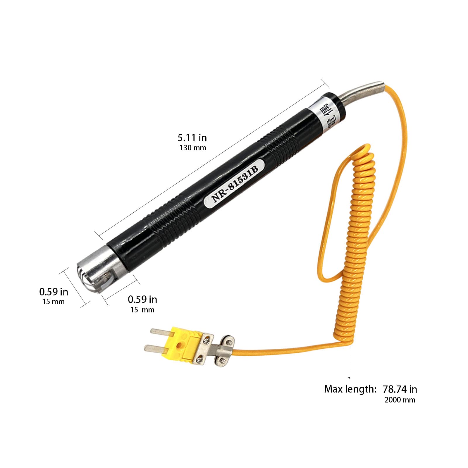 Xnrtop 1Pcs K Type Sensor Surface Temperature Probe High Temperature Thermocouple  50 To 500?