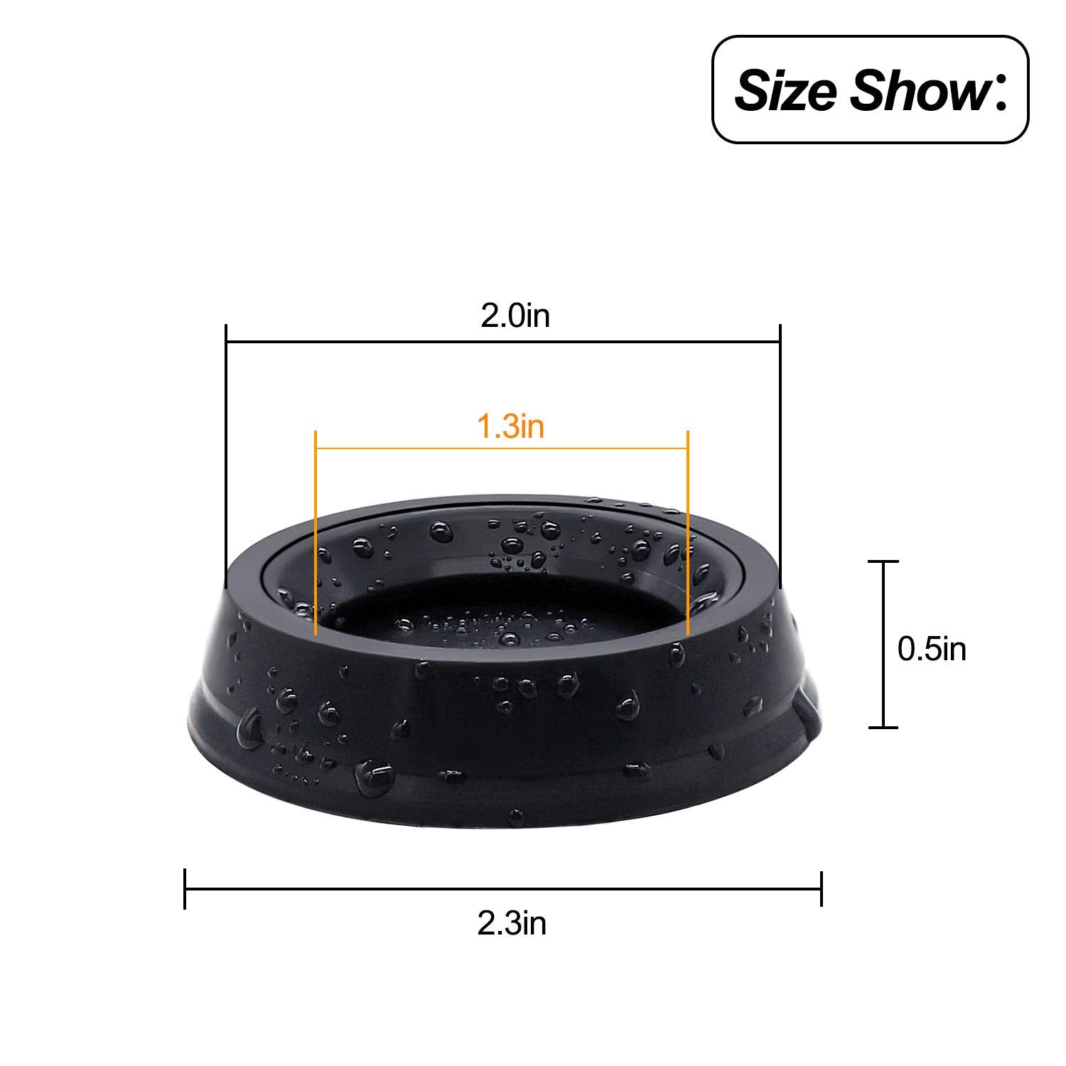 Ami Parts Plunger Rubber Gasket Replacement Part For Aeropress Coffee And Espresso Maker (2Pc)