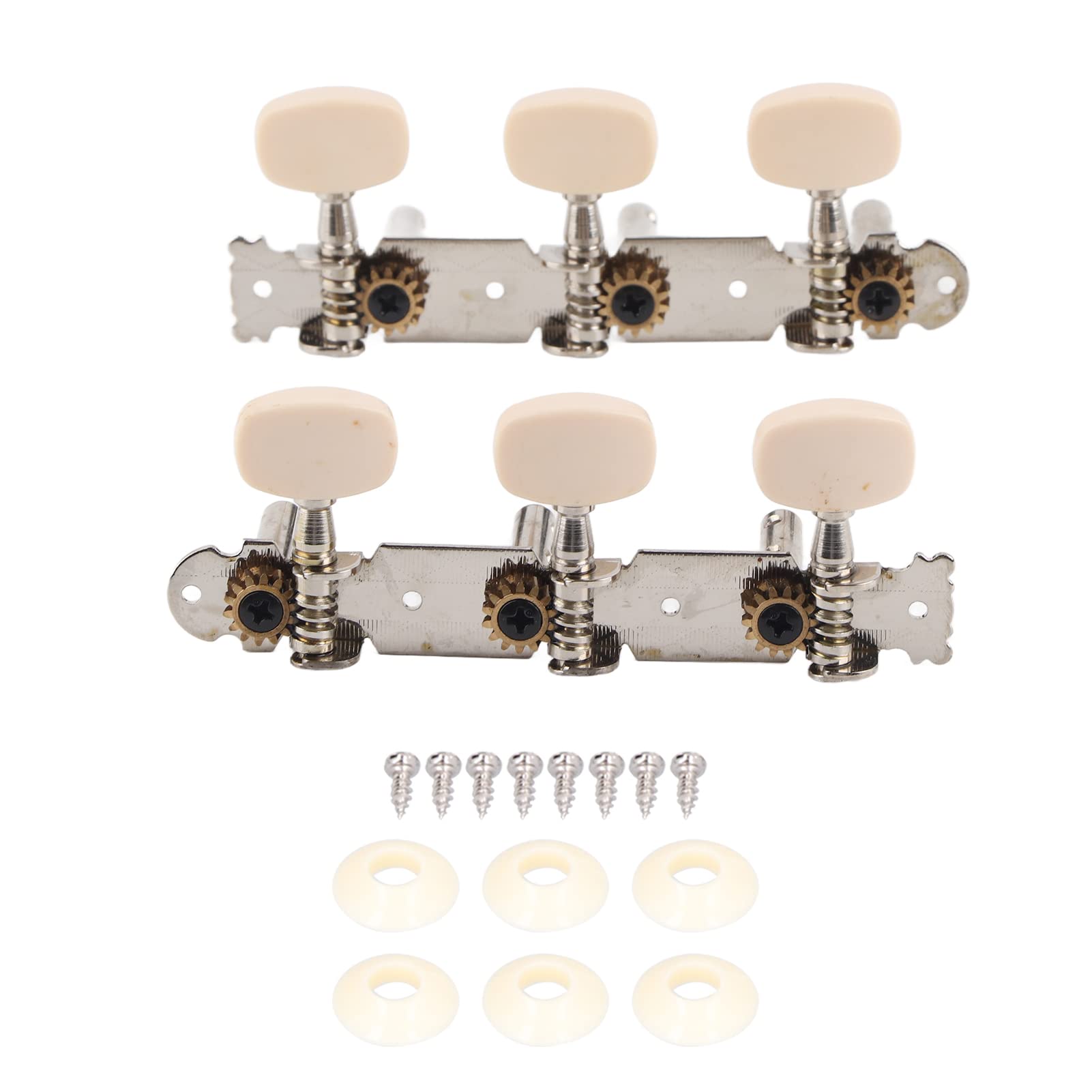 Guitar Tuning Peg, 3R 3L Guitar Tuner Pegs Dual Holes Machine Heads Tuners For Acoustic Folk Classical Guitars Replacement Tuner