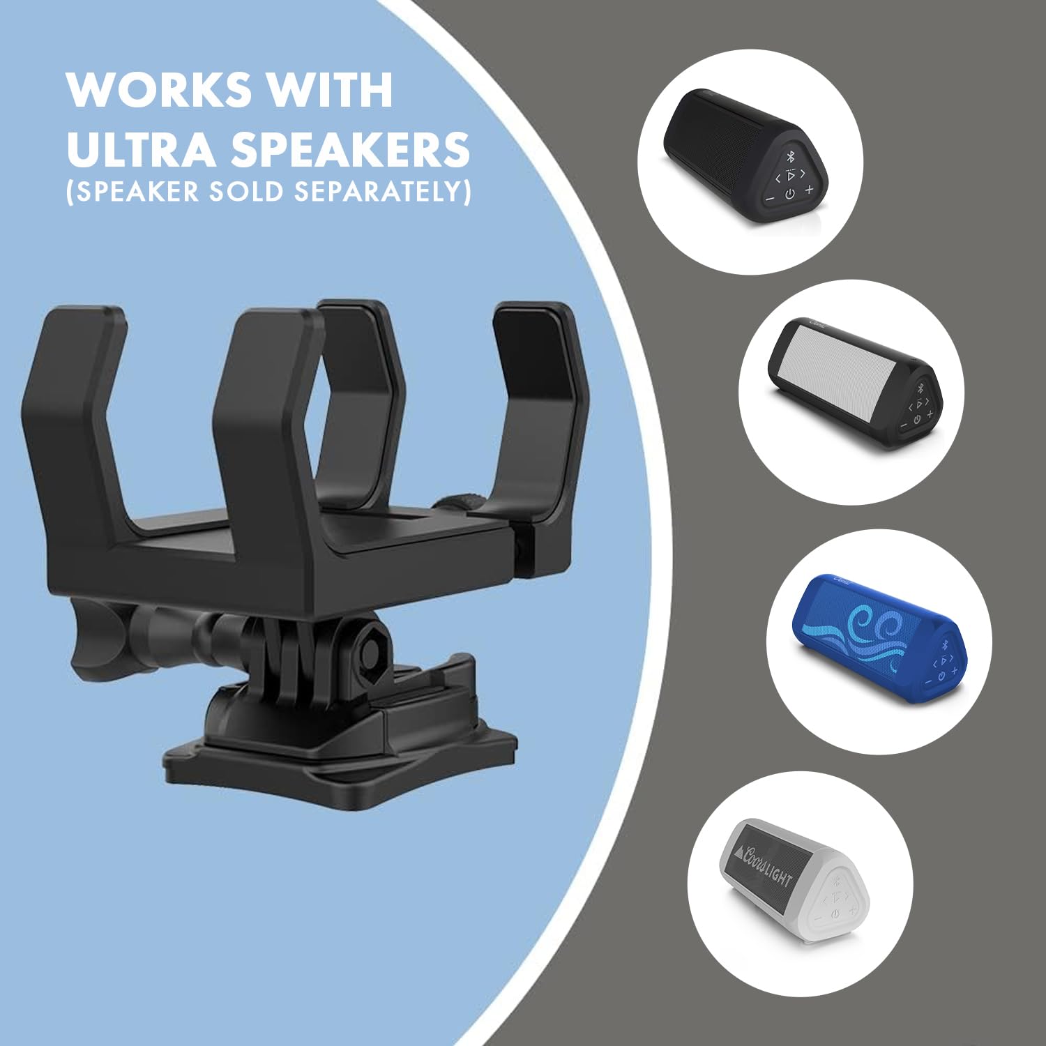 Oontz Sup Proprietary Speaker Bracket And Mount   Attach Your Angle 3 Sup Special Edition Speaker To Your Paddleboard, Surfboard