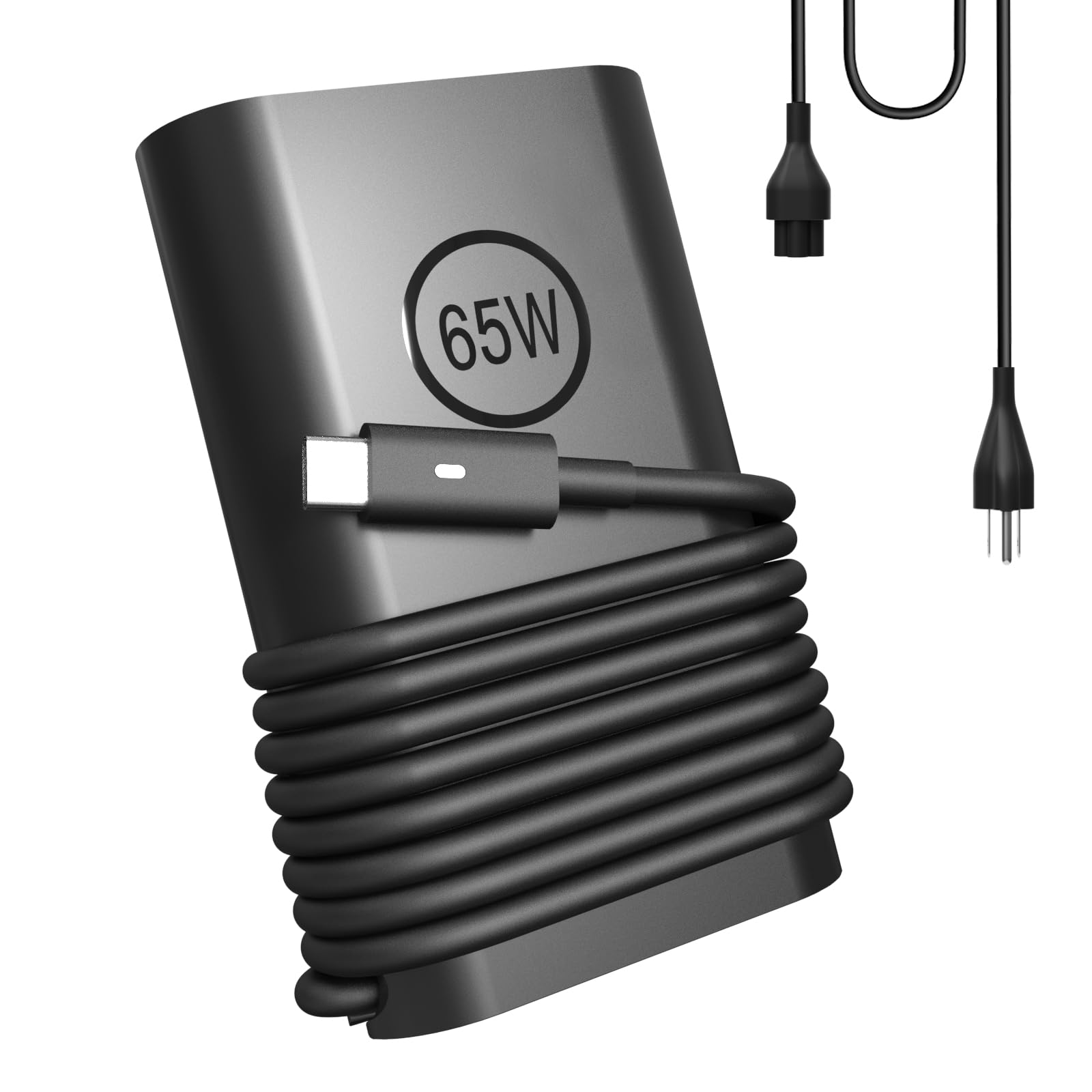 Vvox347 65W Usb C Laptop Charger   For Dell/Lenovo/Hp Laptop Charger Usb C Type C Chromebook,Universal Computer Ac Power Adapter