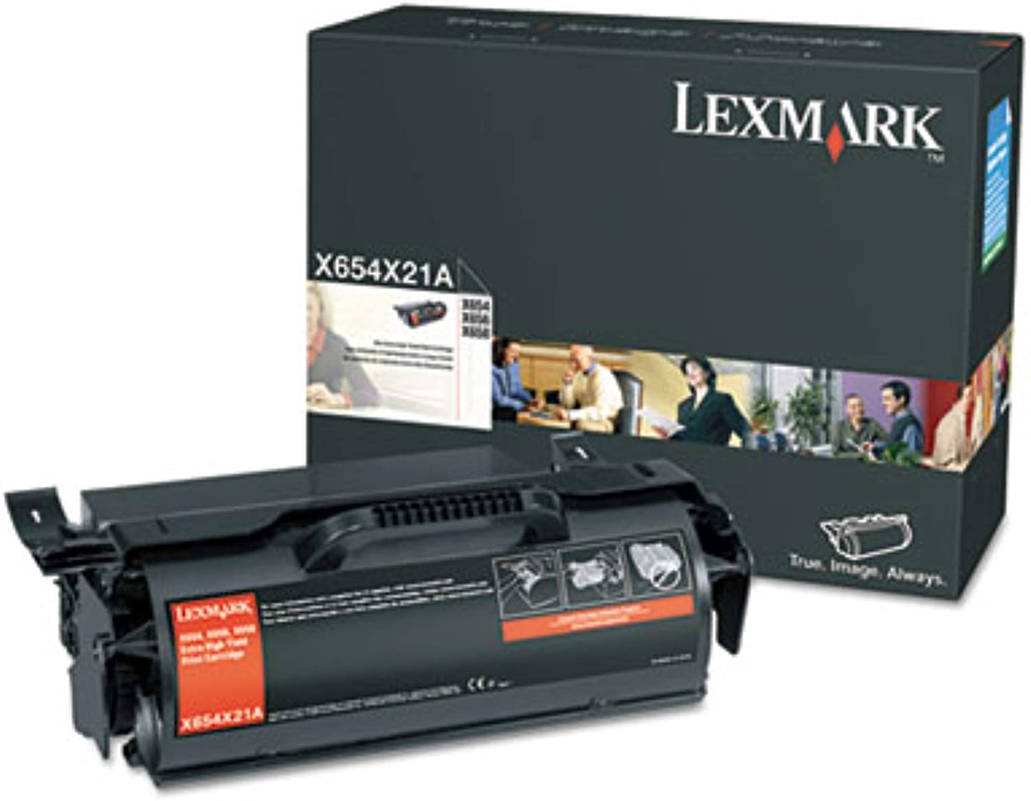 Lexmark X654X21A X654X21A Extra High Yield Toner, 36,000 Page Yield, Black