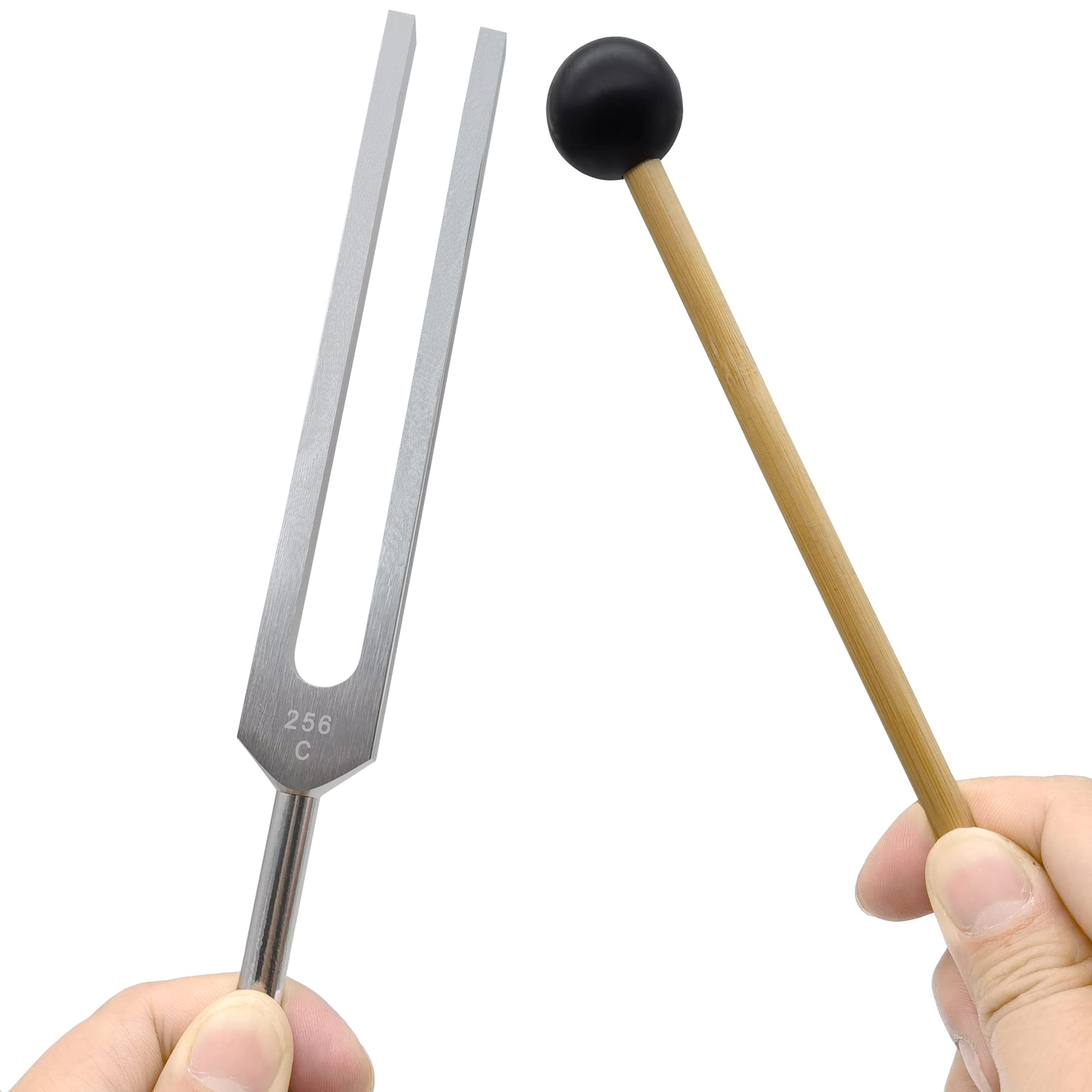 3 Packs Therapeutic Tuning Forks Set (128C Hz, 256C Hz, 512C Hz) Medical Sound Healing Therapy Tuners With Hammers For Sound Hea