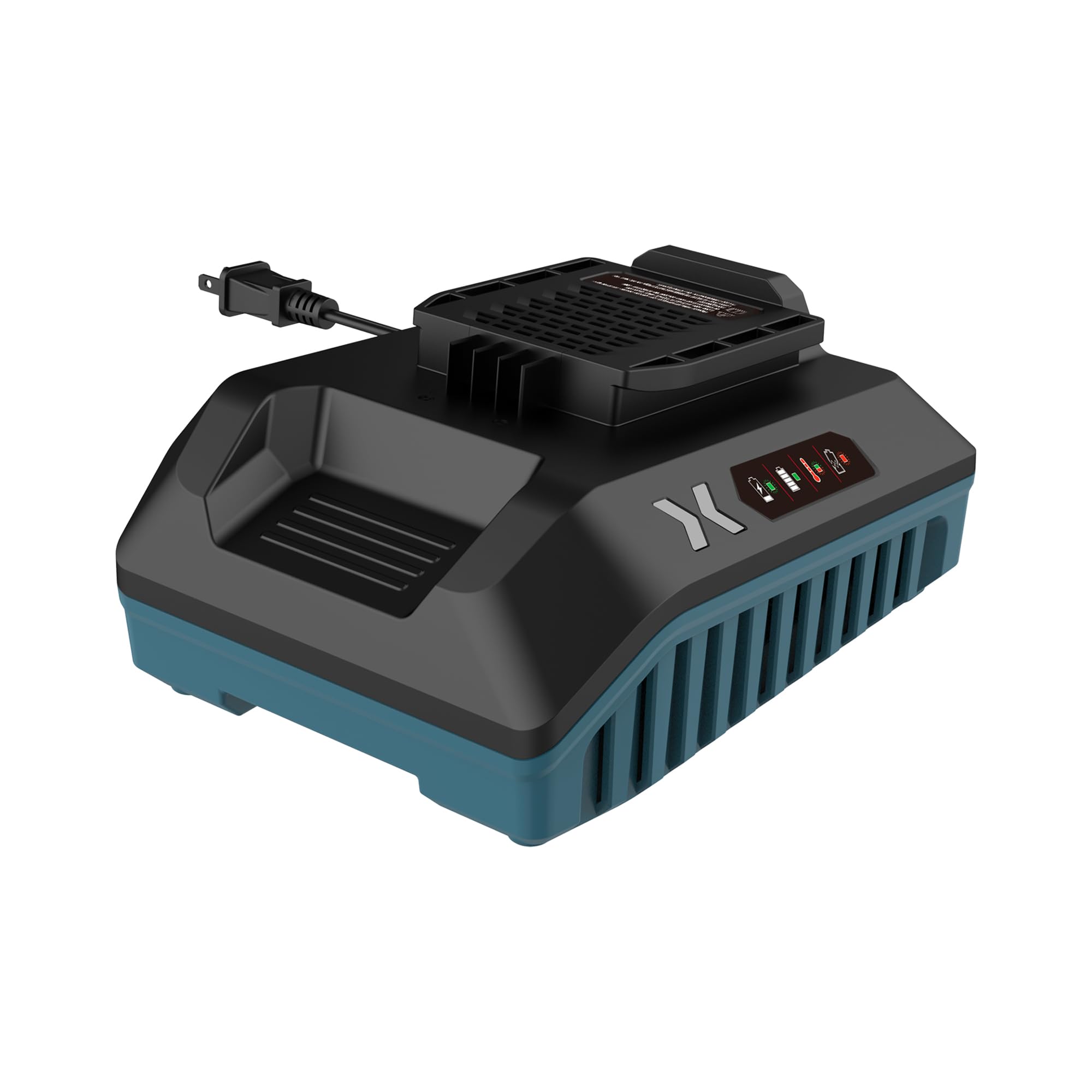 SENIX X6 5 Amp Battery Charger for SENIX 60 Volt Max* Lithium-ion Batteries, Quick Charger, Battery Indicator Lights, Wall Mount