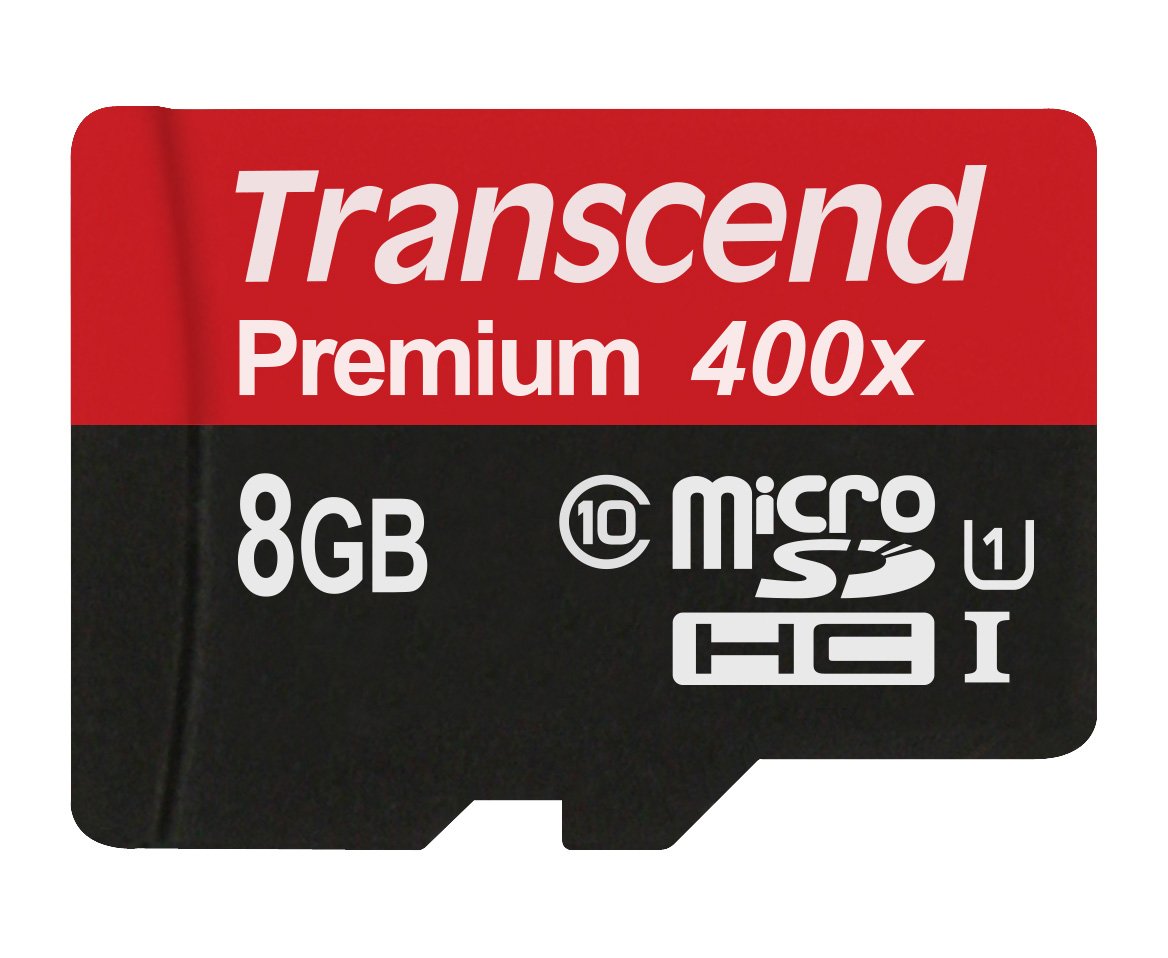 Transcend 8GB MicroSDXC/SDHC Class 10 UHS I (Premium) Memory Card