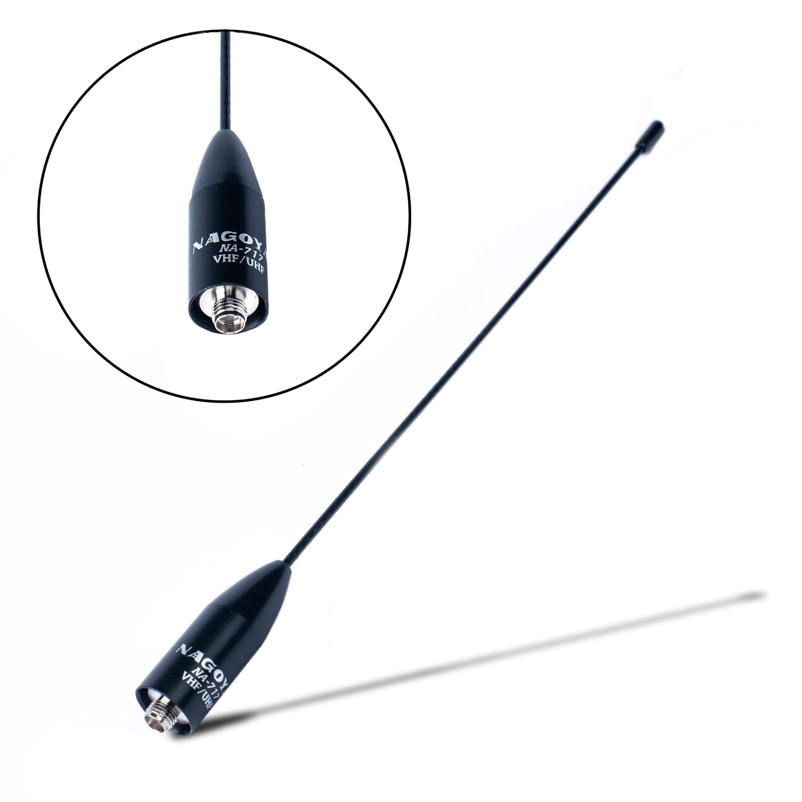 Authentic Genuine Nagoya Na 717 8.5 Inch Super Whip Vhf/Uhf (144/430Mhz) Antenna Sma Female For Btech And Baofeng Radios