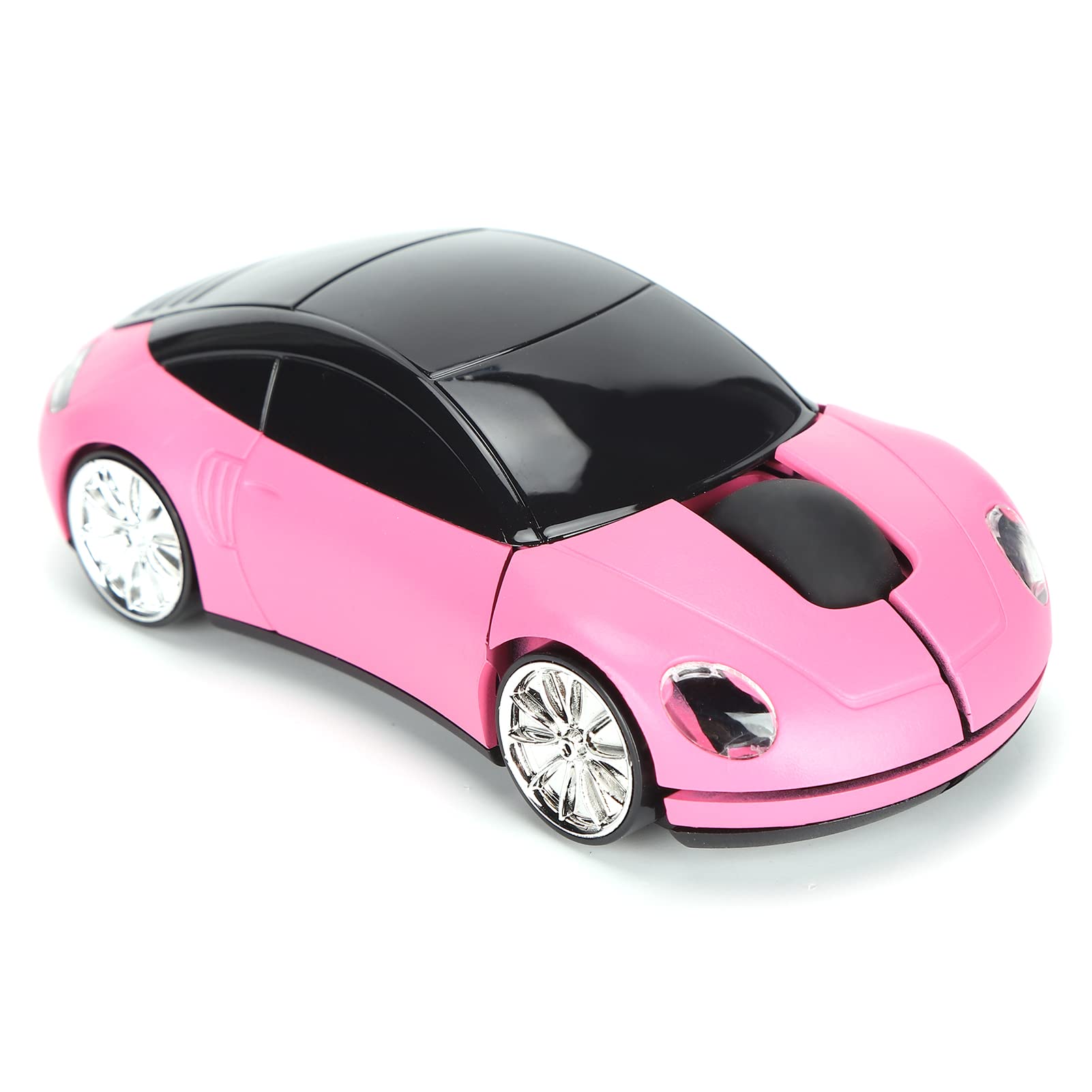 Dpofirs 2.4G Mouse For Laptop, Mini Car Shaped Smart Cordless Mouse, Ergonomic Game Mouse With Usb Receiver, Gifts For Girls()