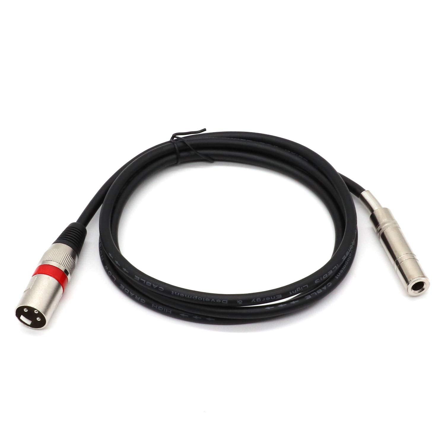 Siyear 6.35 Mm 1/4'' Female To Xlr Male Adapter Cable,Quarter Inch Ts/Trs To Xlr 3 Pin Interconnect Cable (5Feet 1.5M)