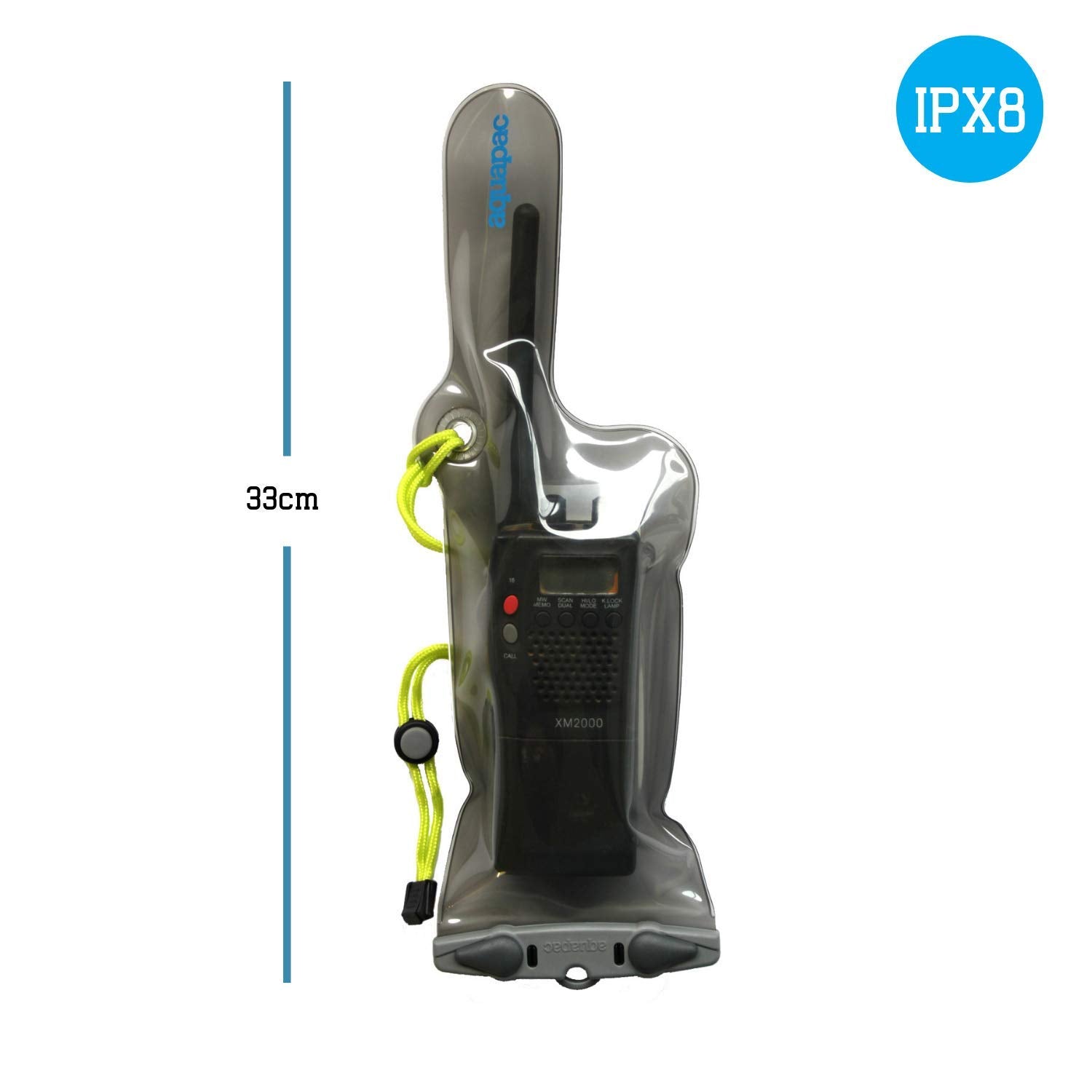 Aquapac Classic Waterproof Vhf Radio Case - Plastic Carry Case For Swimming Surfing, Kayaking - Waterproof Cover For Walkie Talk