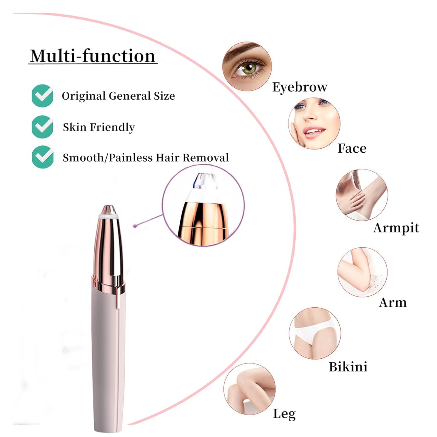 Finishing Touch Flawless Eyebrow Replacement Heads - Thumbnail 2