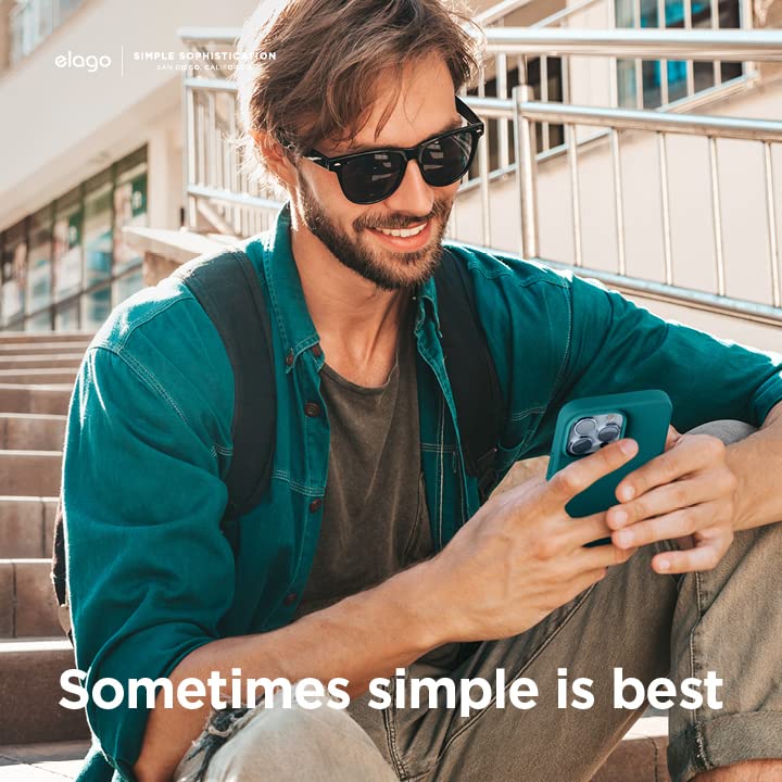 Elago Liquid Silicone Case Compatible With Iphone 13 Pro Max (6.7 Inches), Premium Silicone Case, 3 Frame Shockproof Full Protec