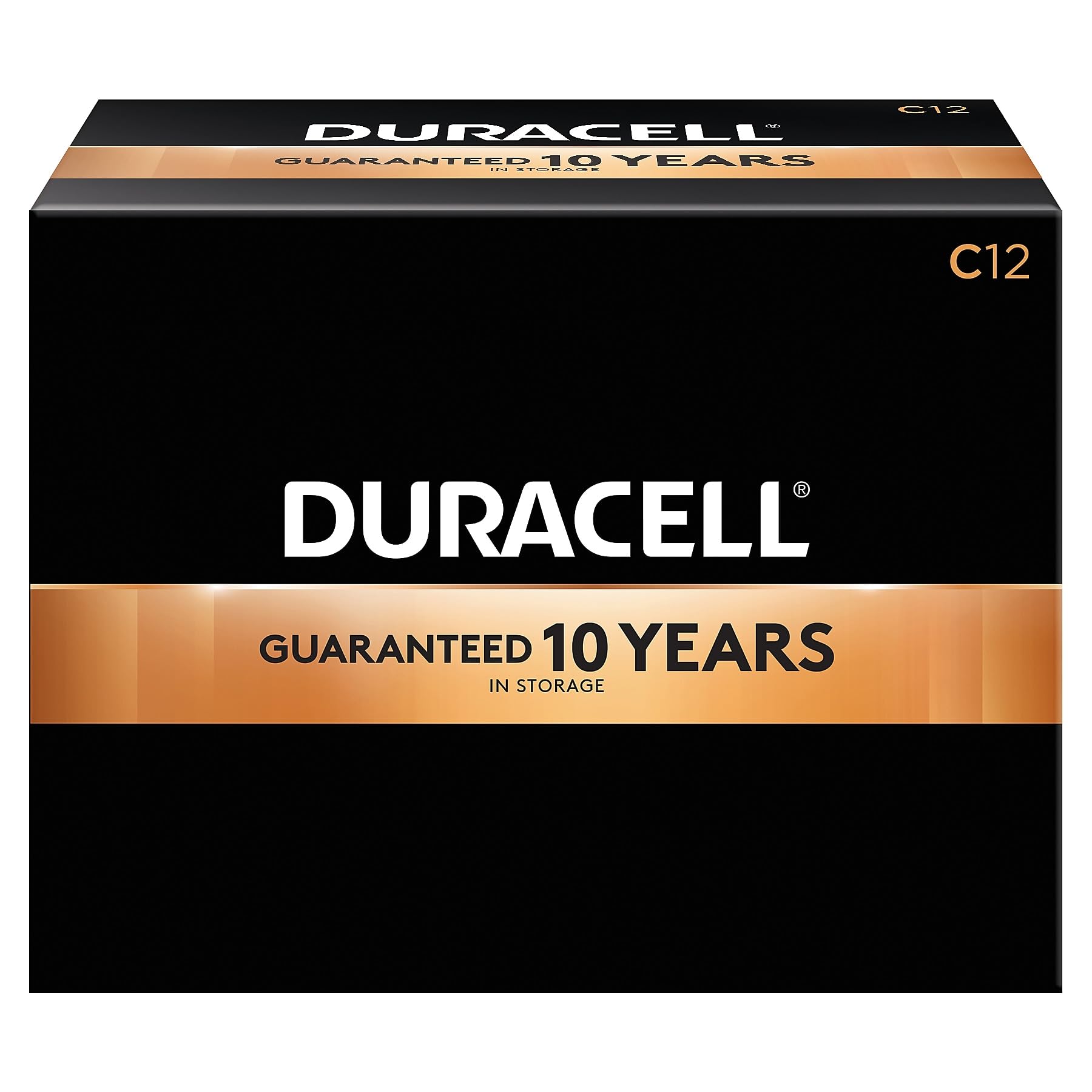 Duracell Pgd Mn1400 Coppertop Battery, Alkaline, C Size (Pack Of 12)