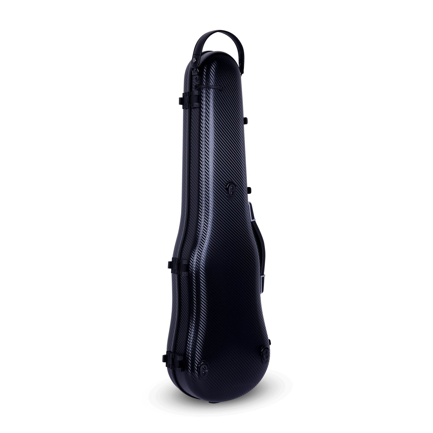 Crossrock Strong and Lightweight Carbon Composite, 4.3lb only, support 330lb pressure in Black Shaped 4/4 Violin Case (CRF4000SV