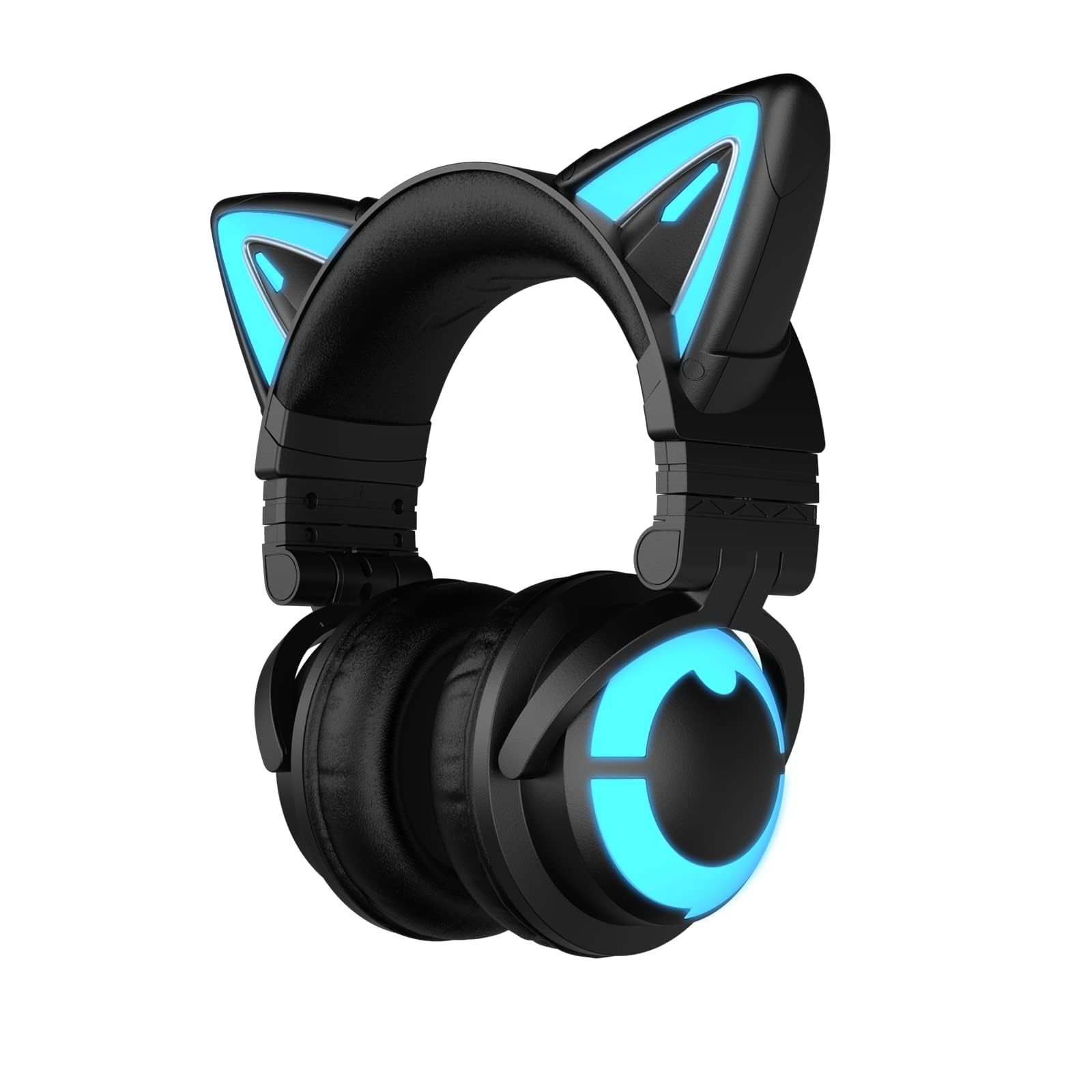 YOWU Cat Ear Headphones CE, Wired/Wireless Gaming Headsets with Seamless Live Sound Experience for PC/PE/Switch/PS4/PS5, Built-i