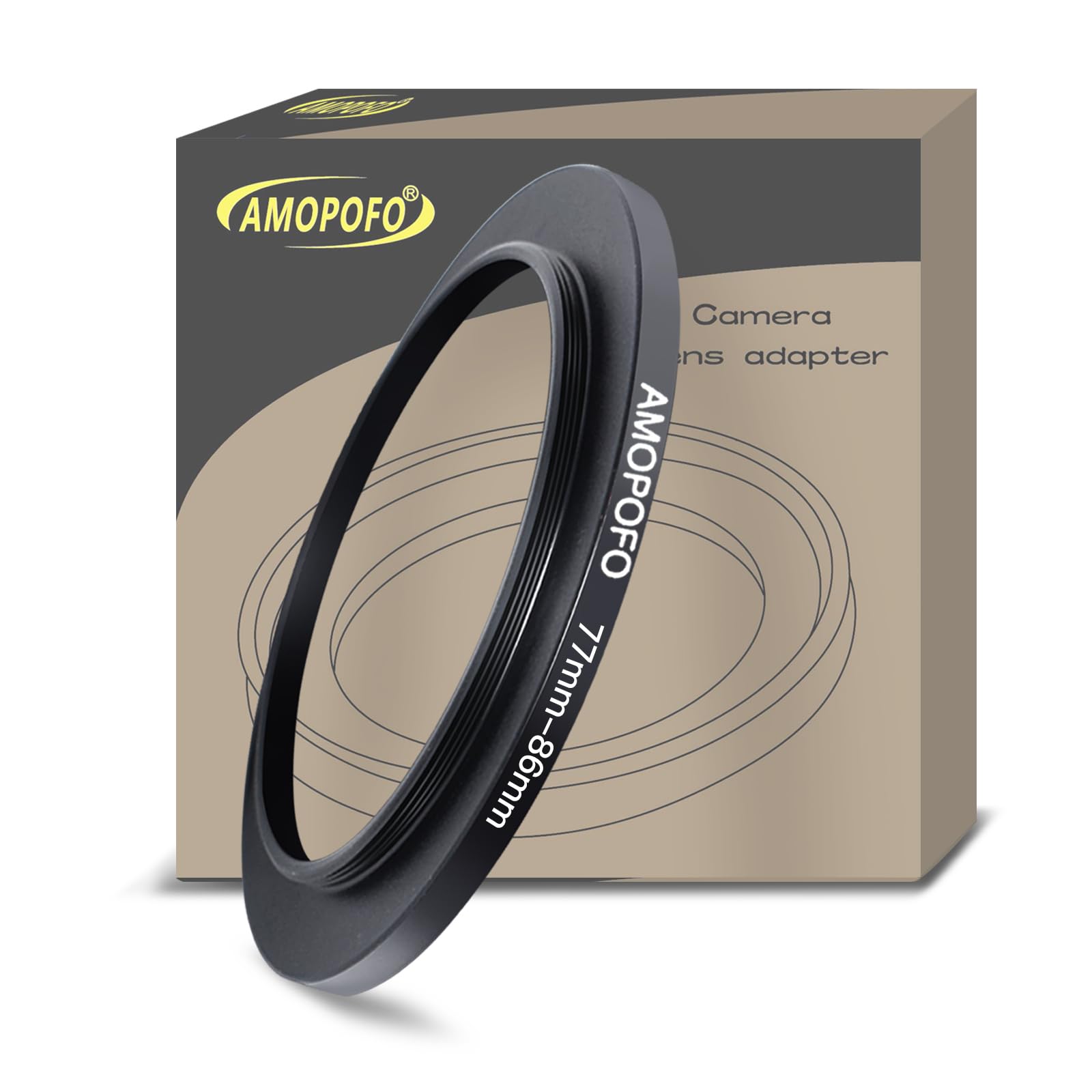 77Mm To 86Mm Step Up Ring Filter Adapter/77Mm To 86Mm Camera Filter Ring For 86Mm Uv,Nd,Cpl,Metal Step Up Ring