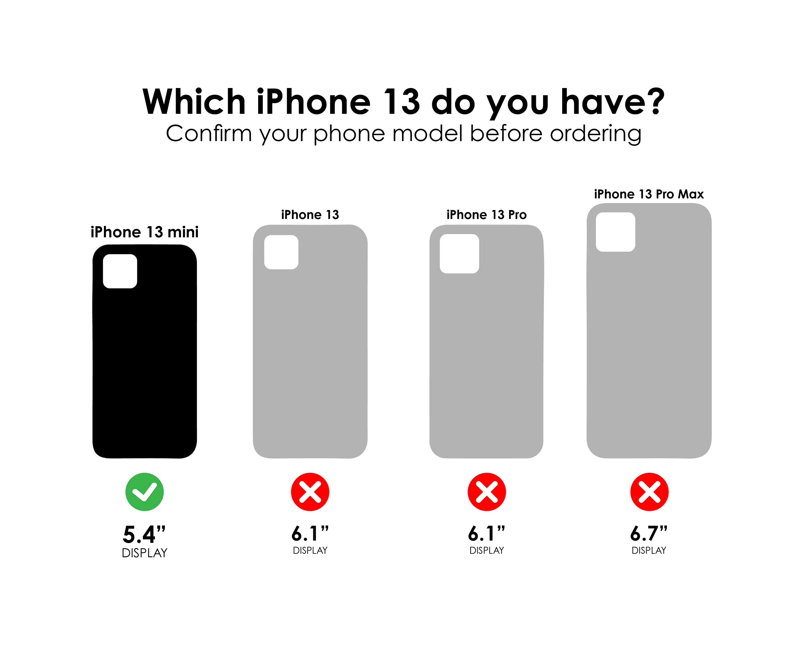 OtterBox Commuter Series Case for iPhone 13 Mini & 12 Mini - Black, Slim & Tough, Pocket-Friendly with Port Protection