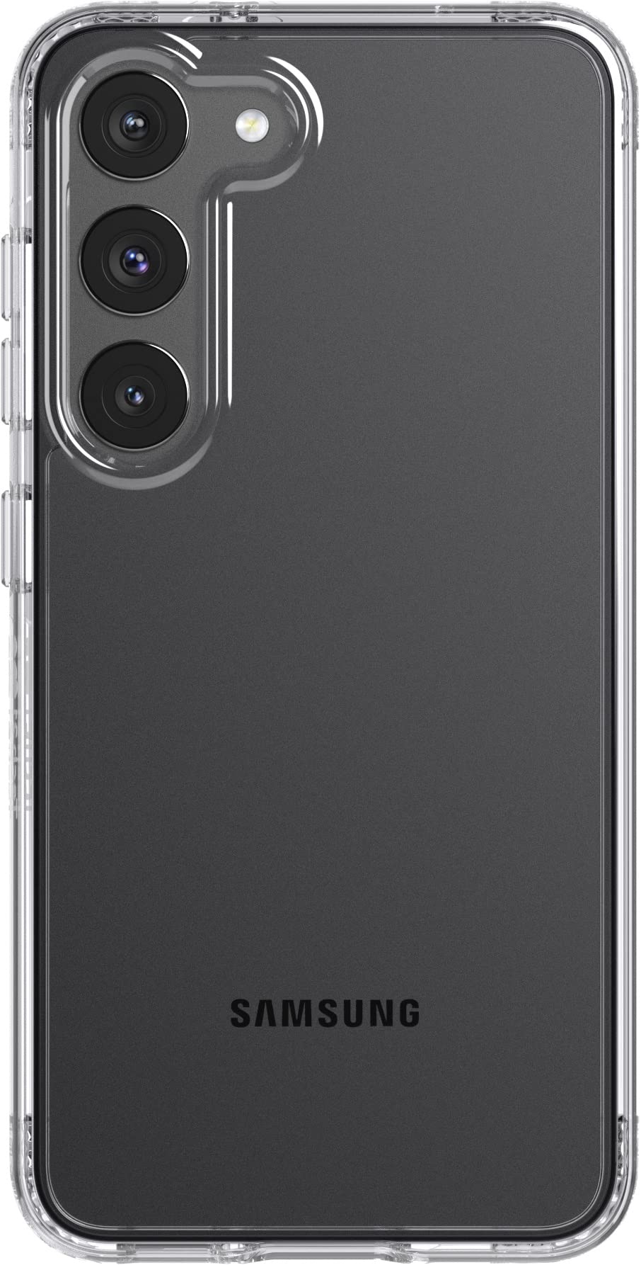 Tech21 Evo Clear for Samsung Galaxy S23 - Anti Yellowing Scratch Resistant with 12ft Drop Protection Clear Phone Case