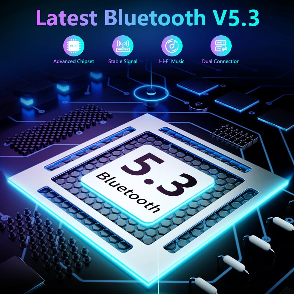 Golvery Bluetooth 5.3 Transmitter And Receiver, 2 In 1 Wireless Bluetooth Aux Adapter For Tv/Pc/Cd/Mp3/Ps4/Home Theater/Speaker W/ 3.5Mm Aux And Rca Jack, Low Latency Audio, 2 Devices Pairing