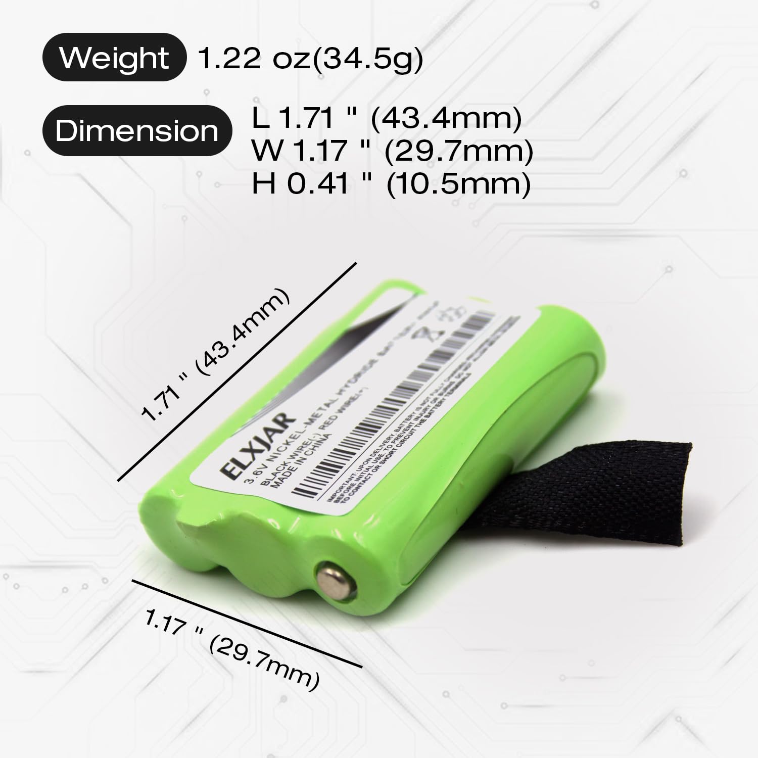 (2 Pack) Batt3R Battery Replacement For Midland Batt3R Batt 3R, Avp14 Mid Avp14, Lxt600 Lxt 600, Lxt630 Lxt 630, Lxt630X3 Lxt 63