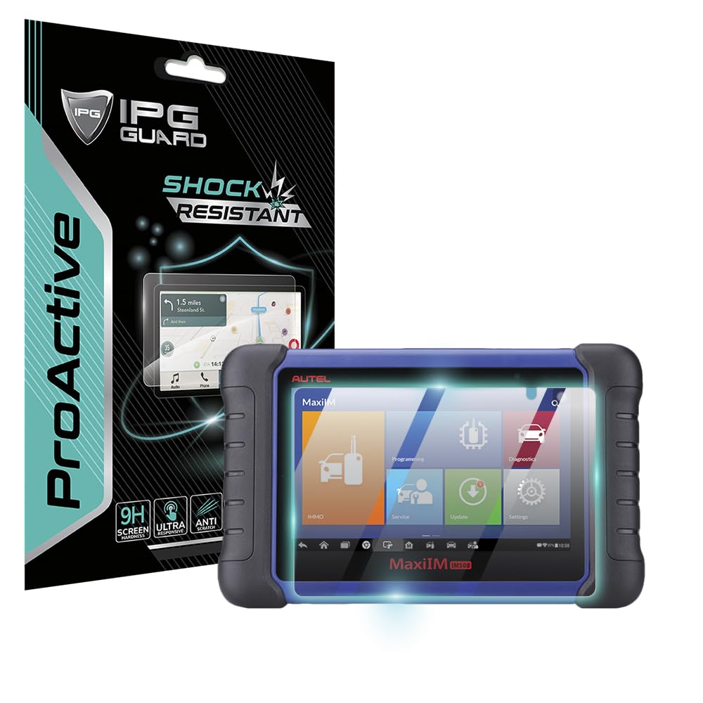 IPG ProActive Made for Autel MaxiIM IM508 Key Programming Tablet 7 Display 9H Hardness Screen Protector Nano Ceramic Film Ultra 