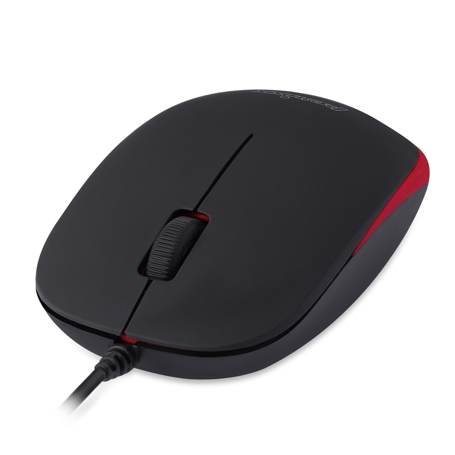 Perixx Periduo 212 Wired Mini Keyboard And Mouse Set, Usb Connection, Black, Us English Layout