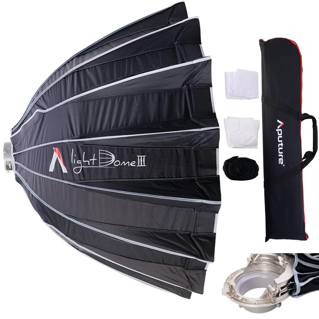 Aputure Light Dome Iii Softbox,Bowens With Diffuser Cloth And Honeycomb Grid Quick-Folding Setup For Photography Studio Video,Fo