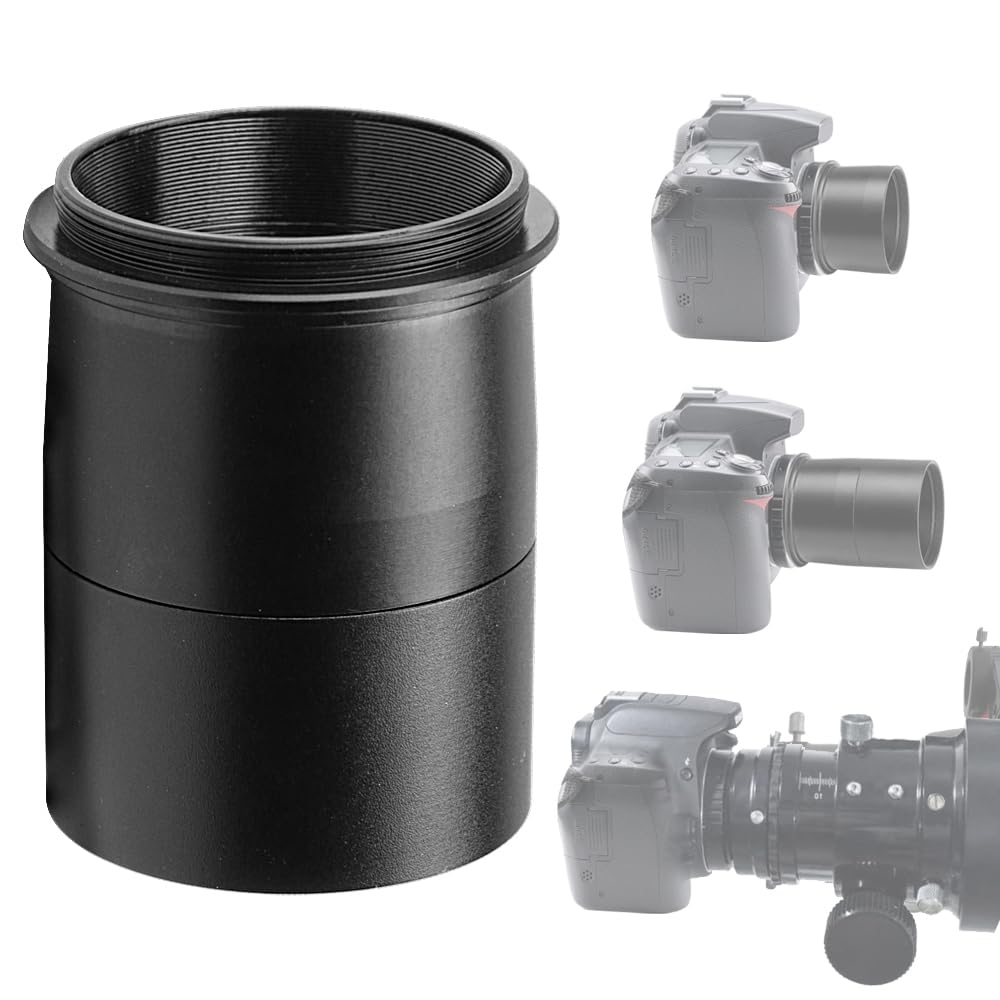 Starboosa 2-Inch Telescope Photo Adapter Extension Tube Kit - Dual 30Mm Extenders With M48X0.75 Threads For Cameras & Eyepieces - Perfect For Astrophotography
