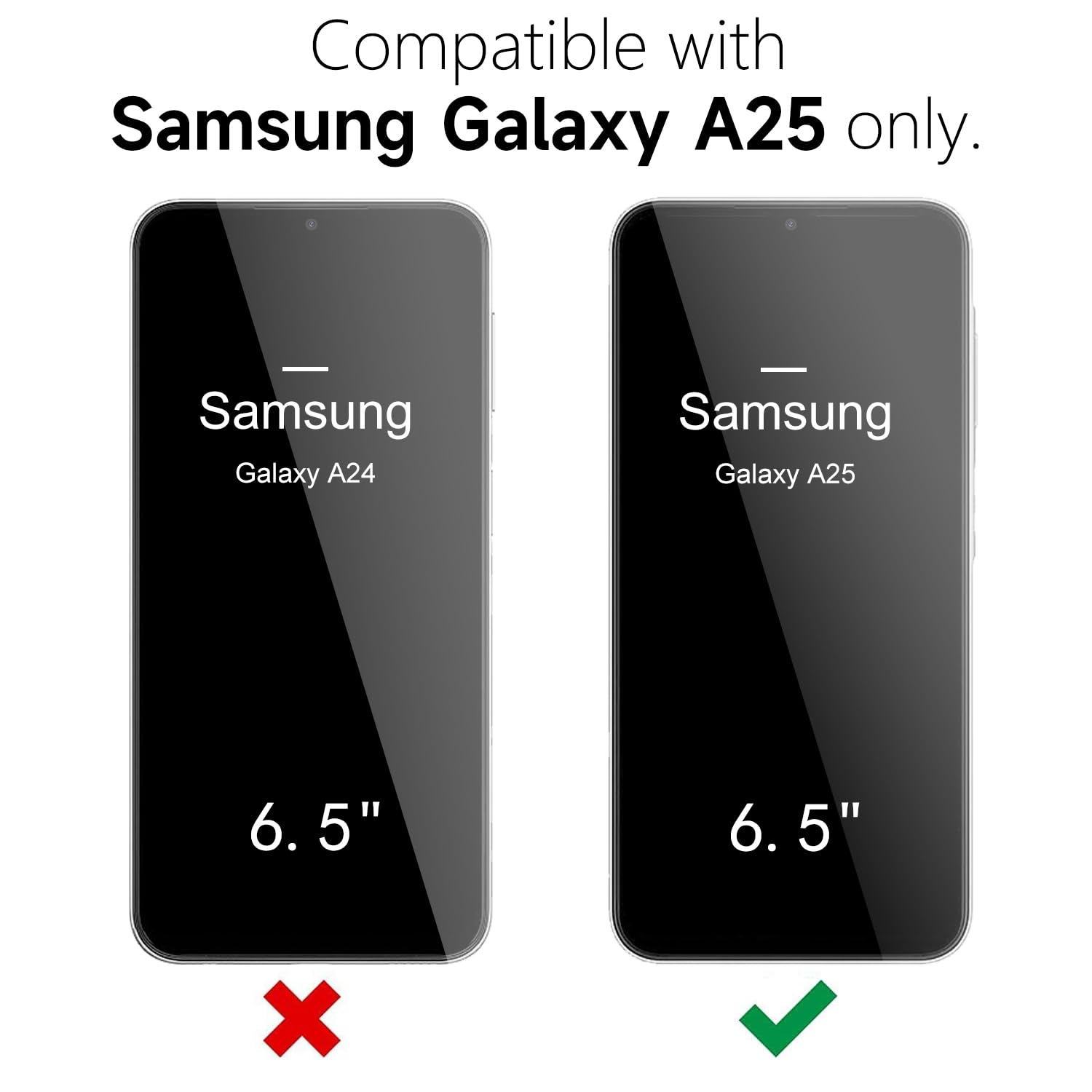 Oakxco For Samsung Galaxy A25 5G Phone Case Liquid Silicone, Neon Bright Solid Color, Thin Slim Soft Rubber Gel Matte Tpu Plain