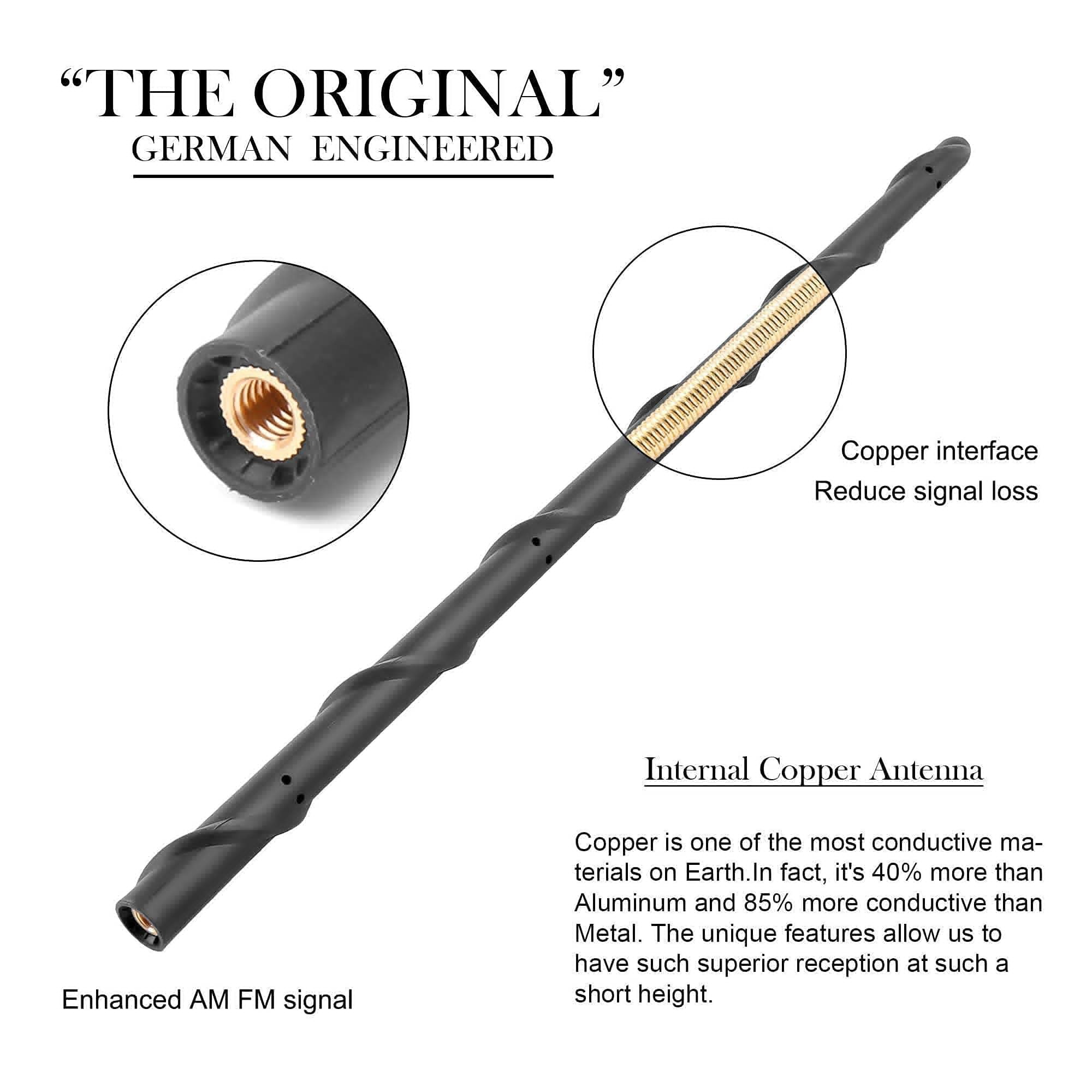 Ksaauto 13 Inch Antenna For Ford F150 2009 2024, 2017 2024 Ford F250 F350 Bronco Pickup Truck Antenna For Fm Am Radio Reception