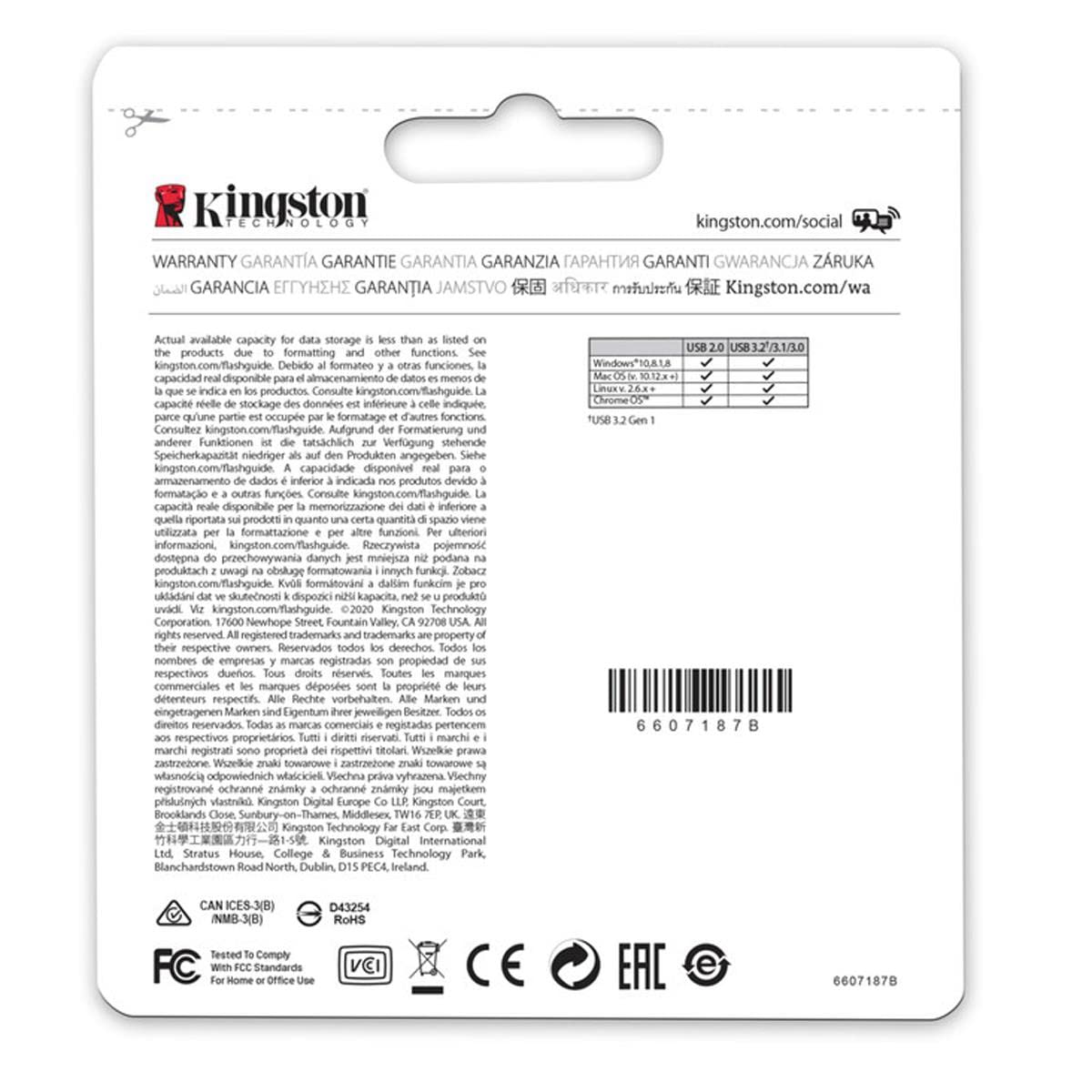 Kingston Datatraveler Micro 64Gb Usb Flash Drive | Ultra-Small Premium Metal Design | Usb 3.2 Gen 1 | Speeds Up To 200Mb/S | Dtm