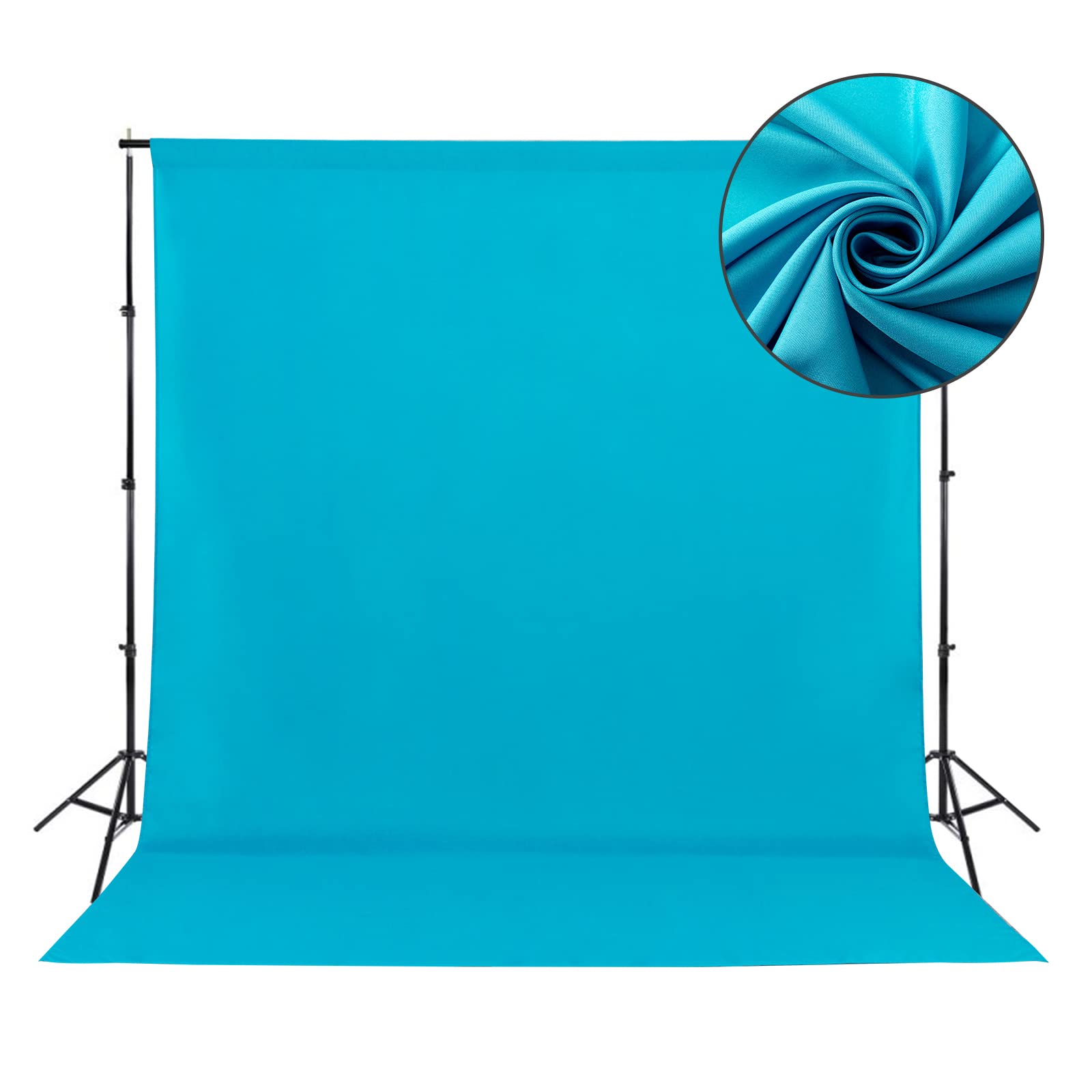 Sugargirl 8Ftx10Ft Blue Screen Backdrop Background For Photography, Polyester Photo Backdrop For Photoshoot, Party, Video And Te