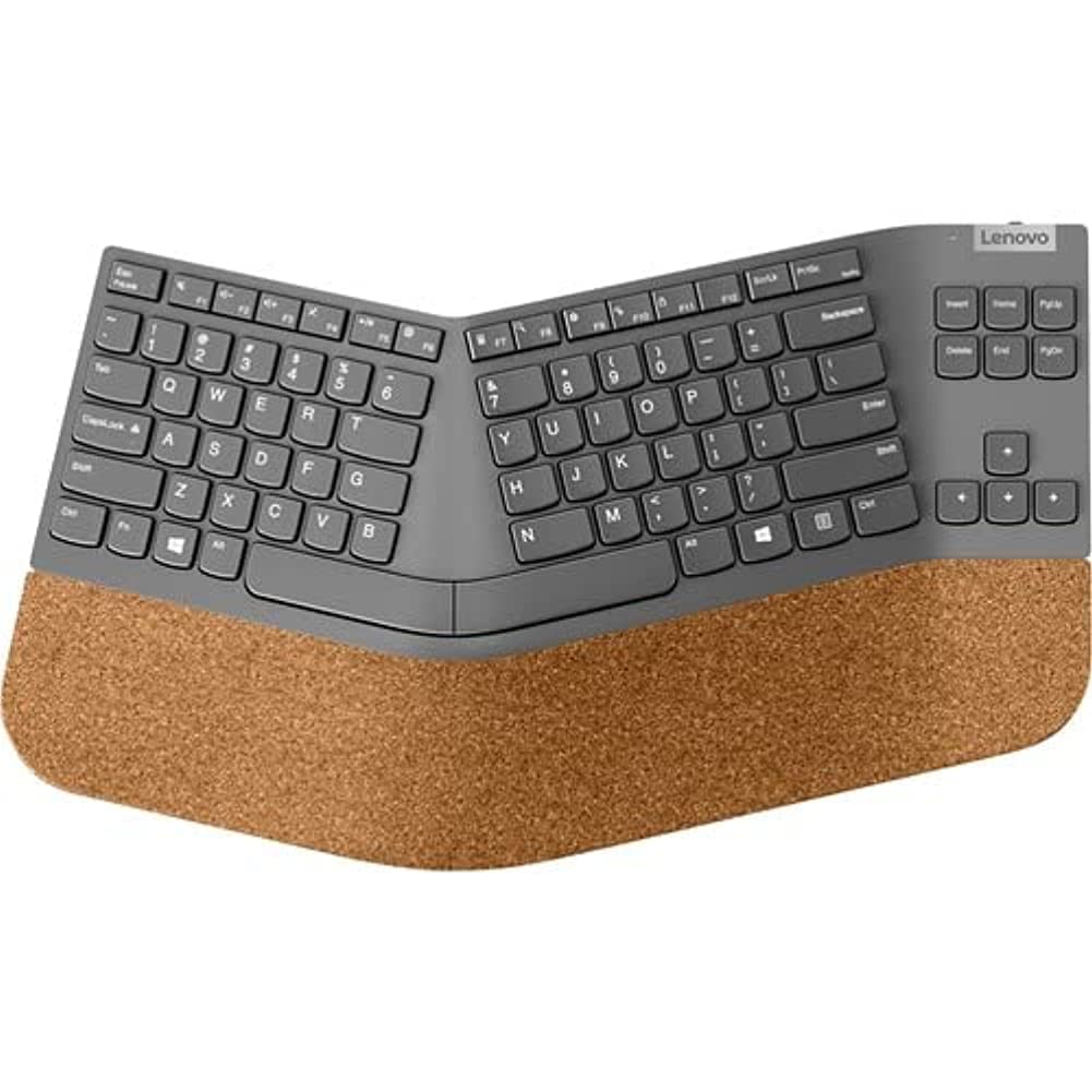 Lenovo Go Wireless Split Keyboard   Us English   Wireless Connectivity   2.40 Ghz   English (Us)   Pc   Scissors Keyswitch   Aa
