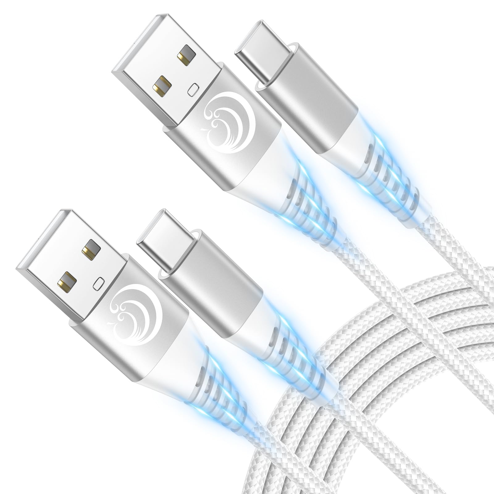 Usb C Cable 10Ft 2Pack,Type C Charger Fast Charging Braided Extra Long Usb To Usb C Cable Android Phone Charger Cord For Samsung