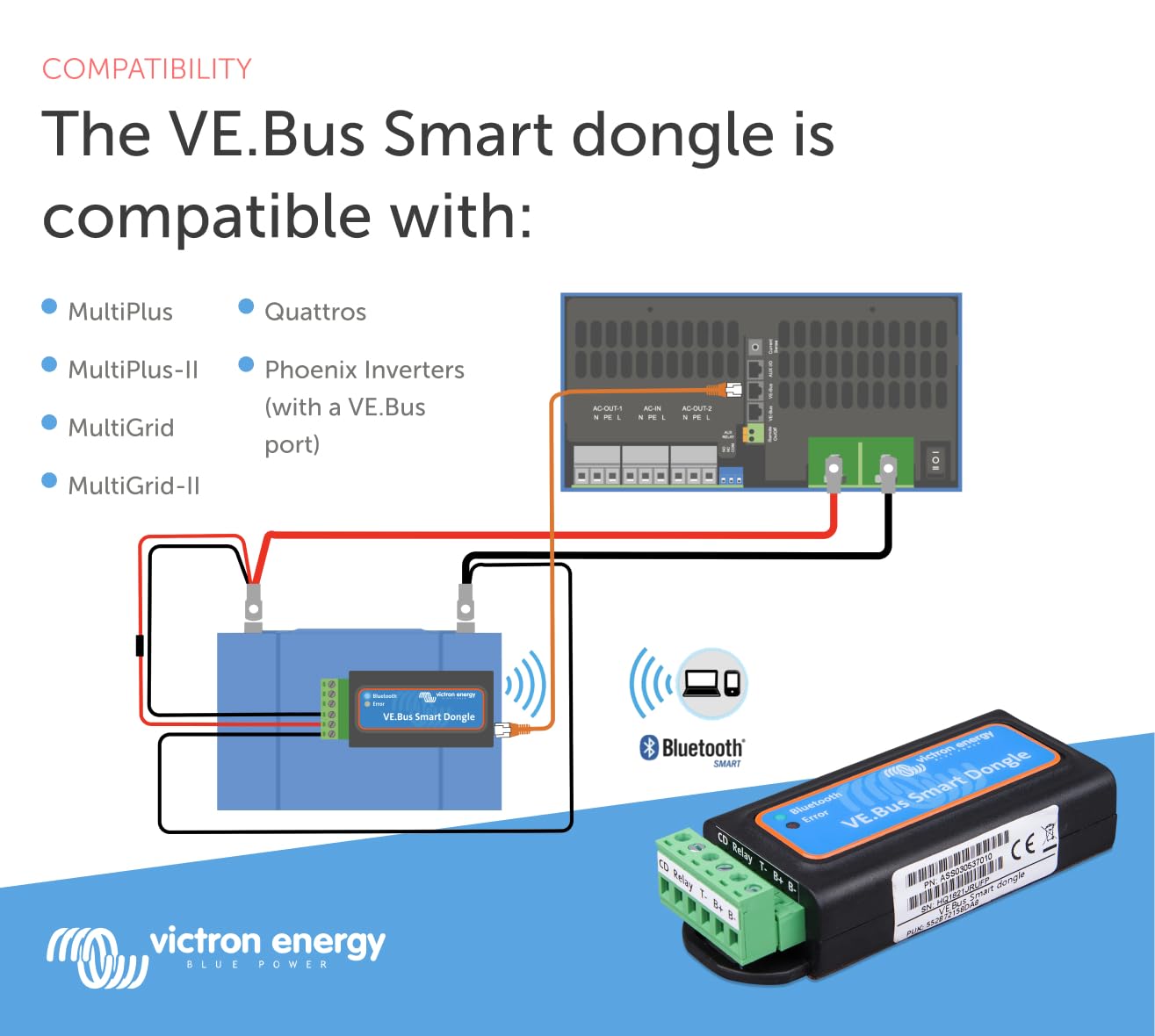 Victron Energy Ve.Bus Smart Dongle (Bluetooth)