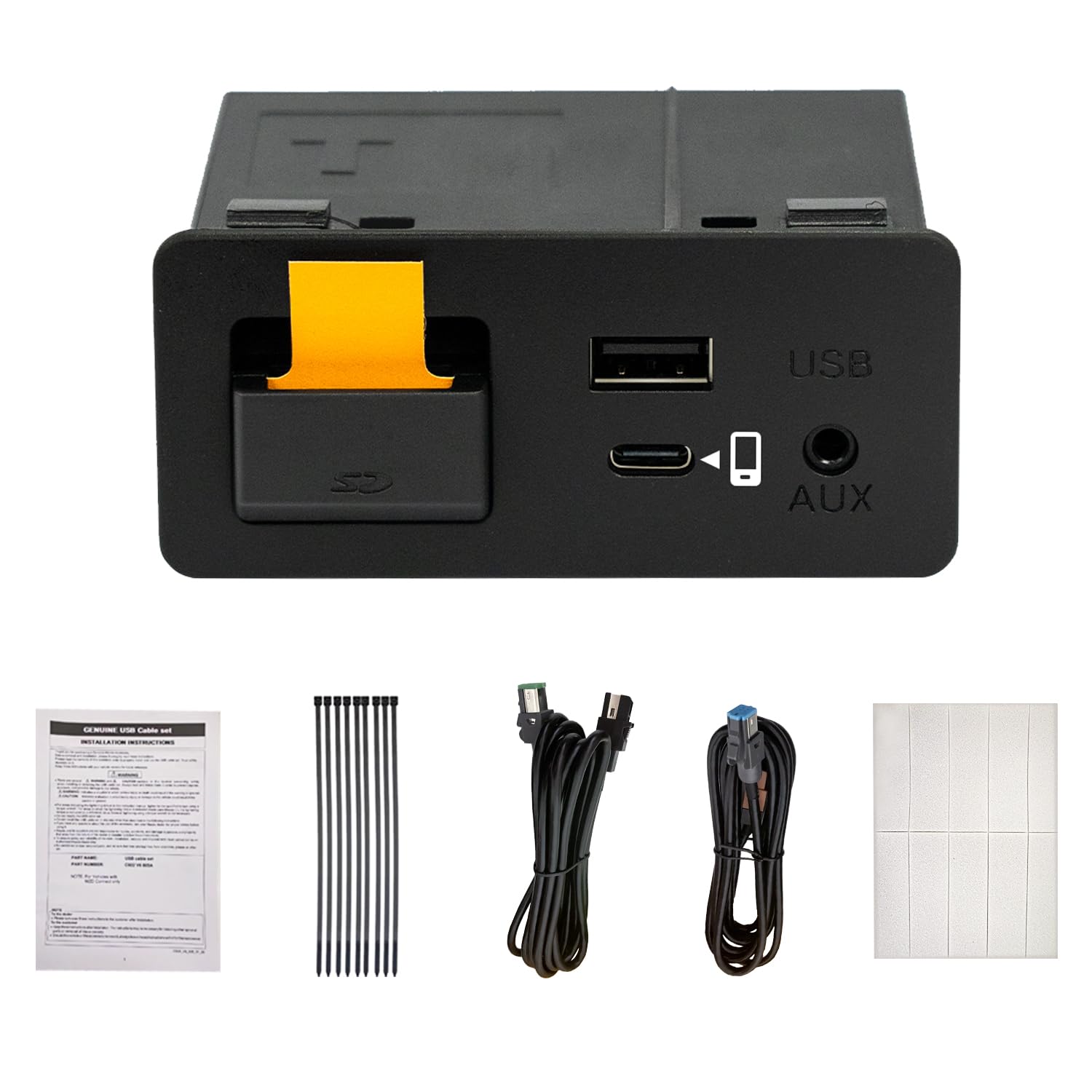 Hmyc Mazda Carplay And Android Auto Retrofit Kit, Tk78 66 9U0C Oem Media Hub Fits To Mzd Connect System, Compatible With Mazda 2