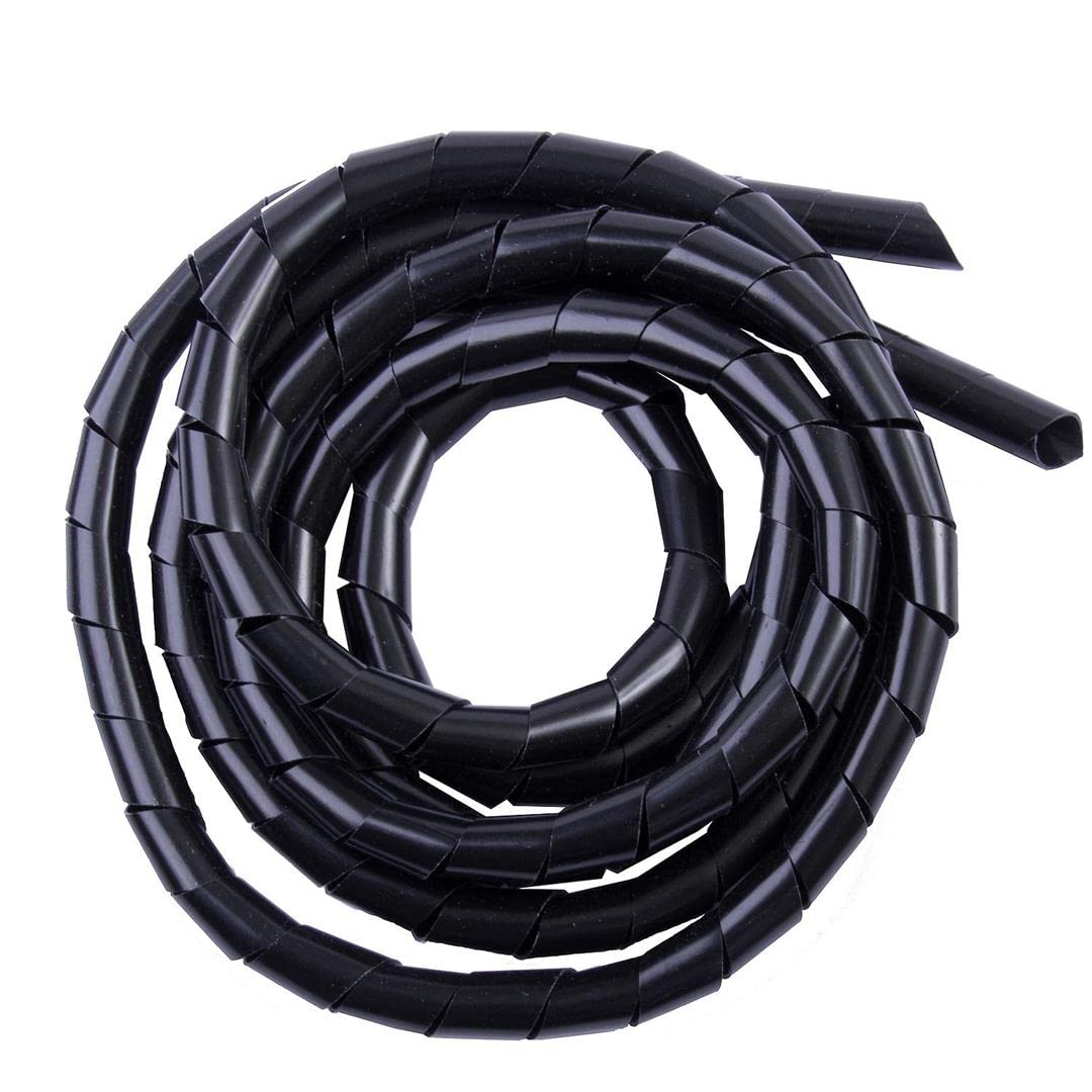 Ancor 452381 Marine Grade Electrical Spiral Wrap (3/8-Inch, Black, 10-Feet),WBHDWB000NV0BI2