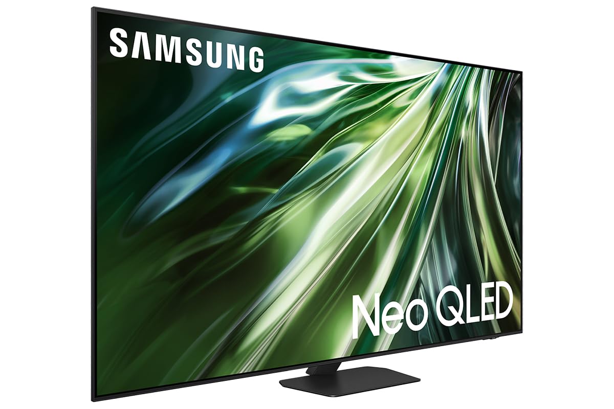 Samsung Qn75Qn90Dafxza 75 Inch Neo Qled Tv With 4K Ai Upscaling And An Austere 5S-Ps8-Us1 V-Series 8-Outlet Power W/Omniport Usb