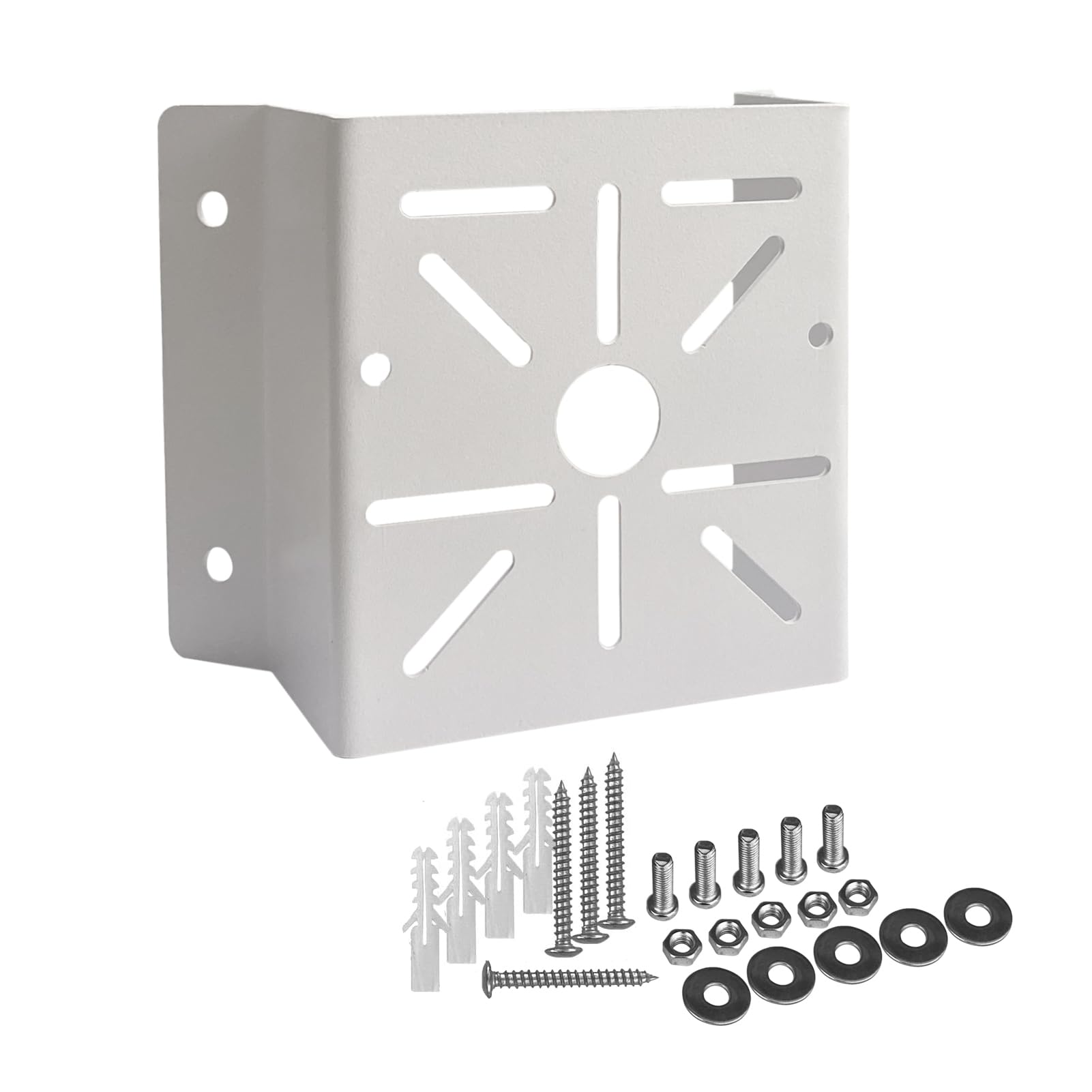 Witi Universal Corner Mount For Security Camera, Solid Metal Mounting Corner Bracket For Wall Mount Corner, Suitable For Cctv Ca