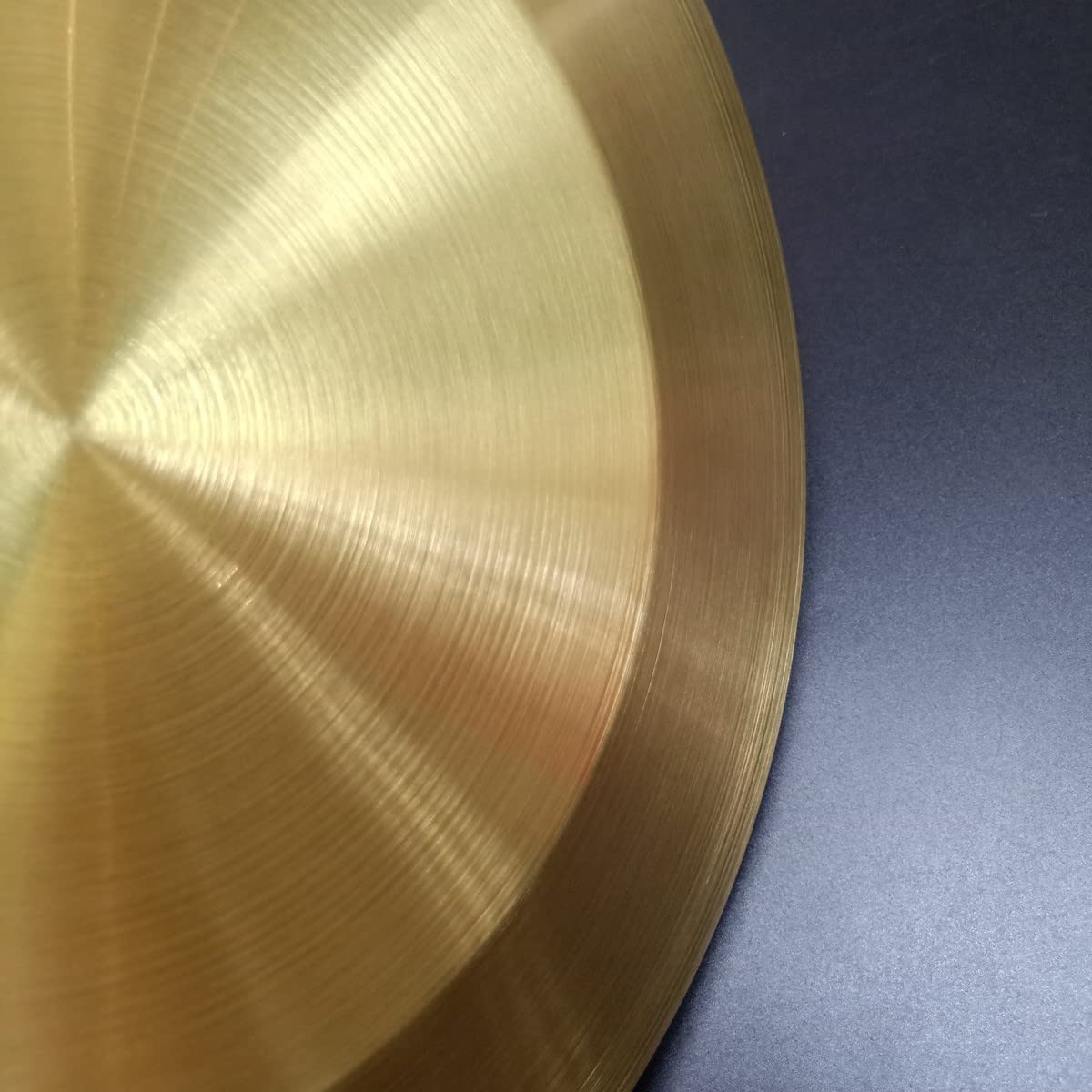 Loonelo Gong Instrument With 12.6Inch(32Cm),Chinese Traditional Percussion Instrument Brass Gong With Wooden Mallet And Red Ribb