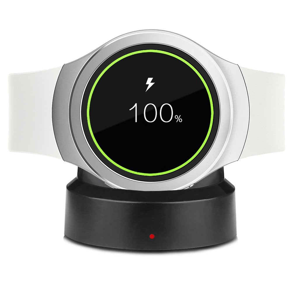 Kissmart For Gear S2 Charger, Replacement Charging Dock Cradle For Samsung Gear S2 Classic Smart Watch (Black)