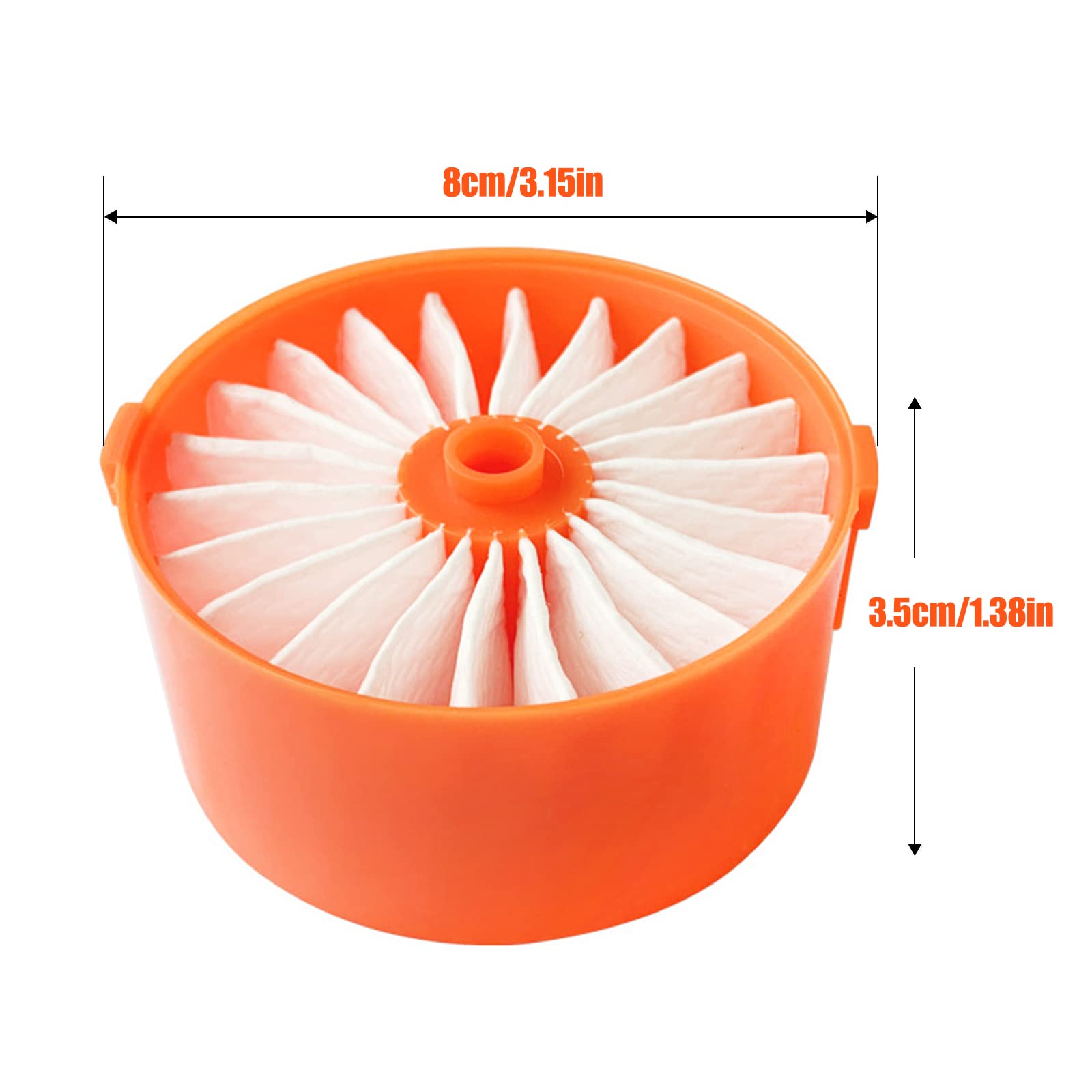 2 Pack Filter Element For Black + Decker Bsv2020G And Bsv2020P Bsvf1 Powerseries Extreme Wireless Vacuum Cleaner Accessory, Repl