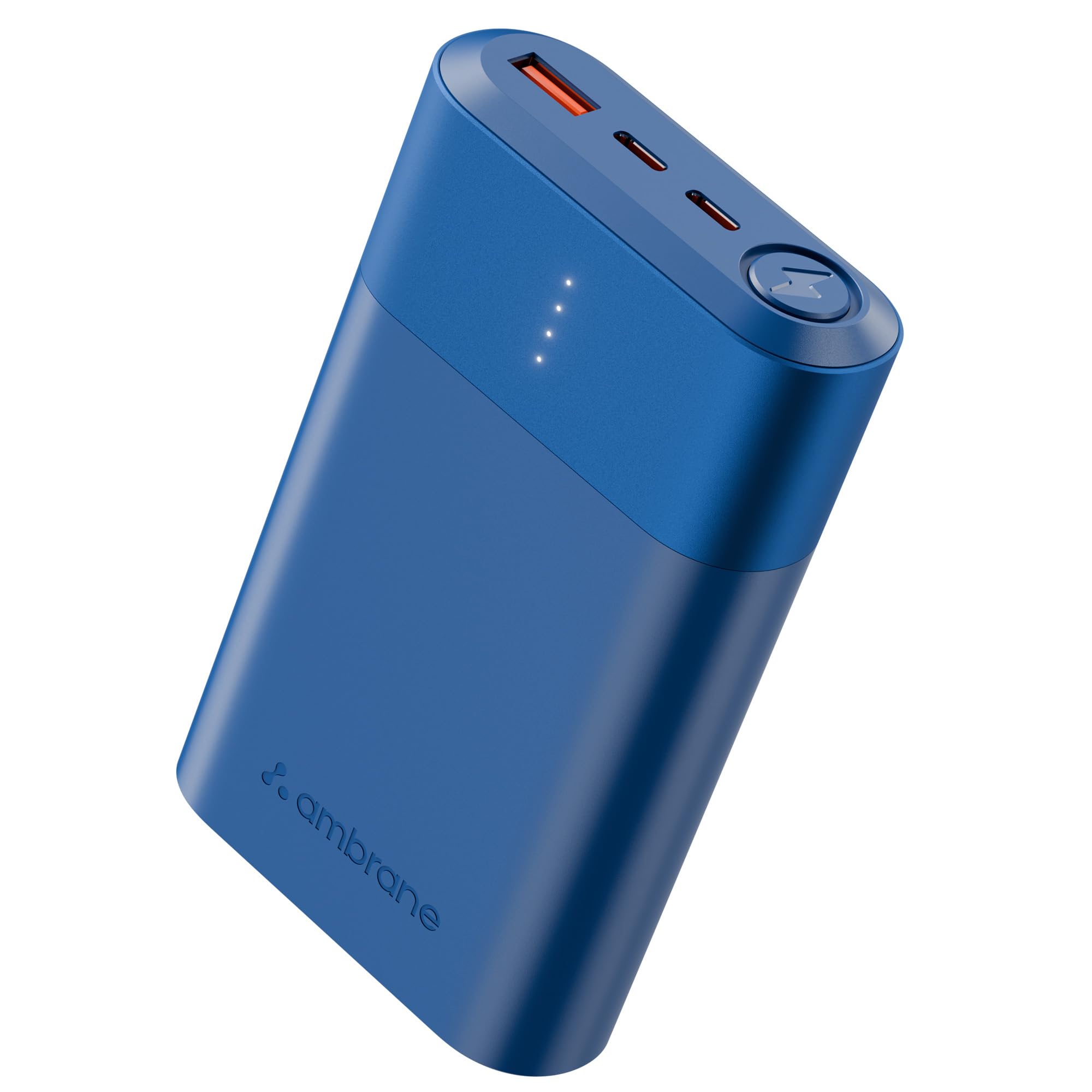 Ambrane 20000mAh 33W Fast Charging Power Bank, Emergency Backup for Macbooks/Type C Laptops,TypeC Input & Output PD 3.0, For Al