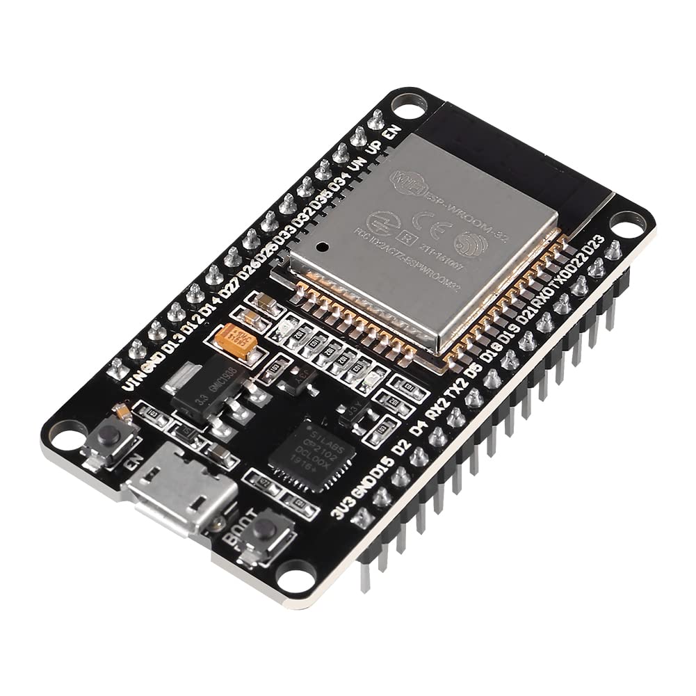 Dorhea 6Pcs Esp32 Esp 32S Wifi Development Board Nodemcu Esp Wroom 32 Microcontroller 2.4Ghz Dual Core Wifi Bluetooth Processor