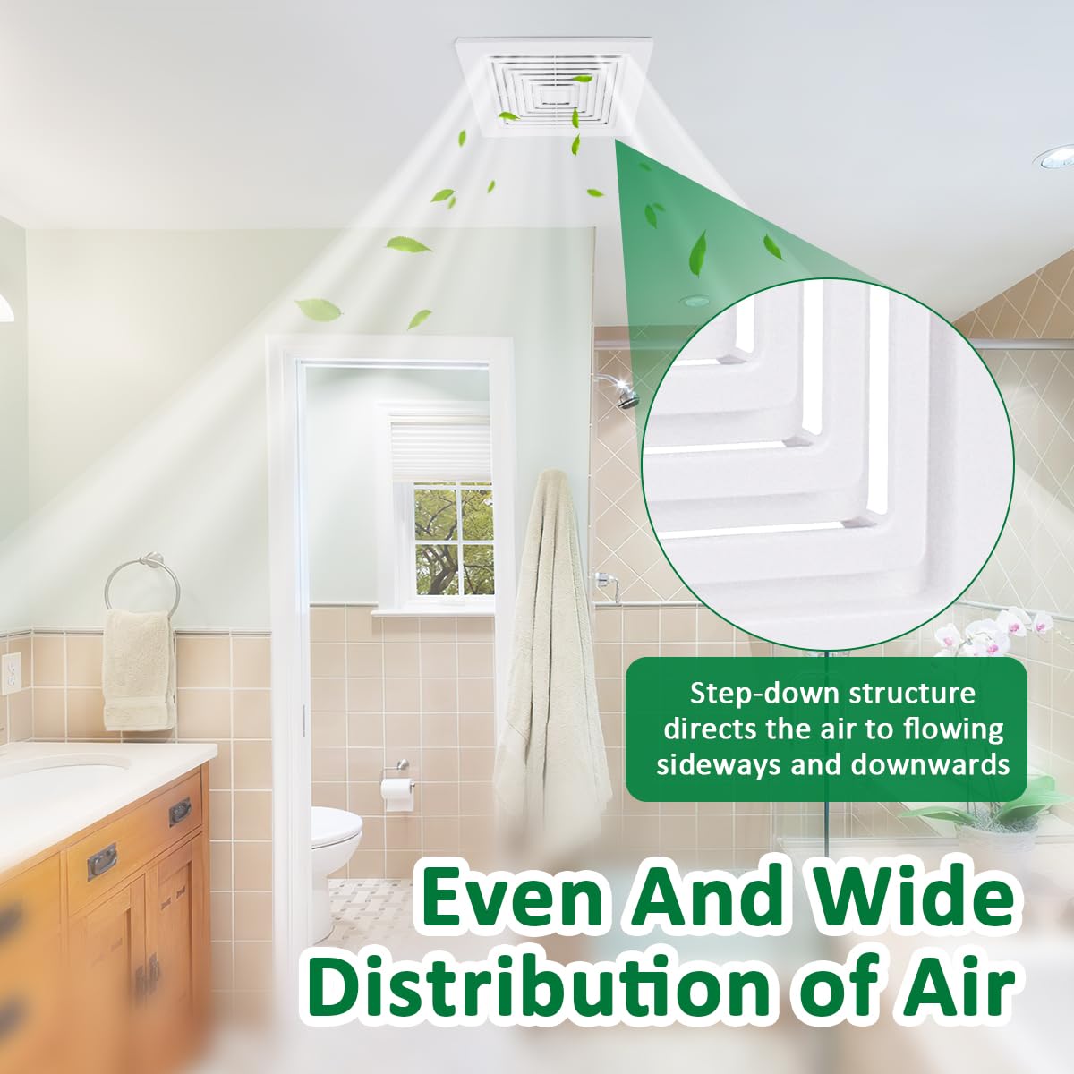 Wkzo 4 Pack Bp46 Bp90 Bathroom Ceiling Fan Grille With Springs Replacement Parts For Square Ceiling Or Wall Mount Exhaust Fan Co