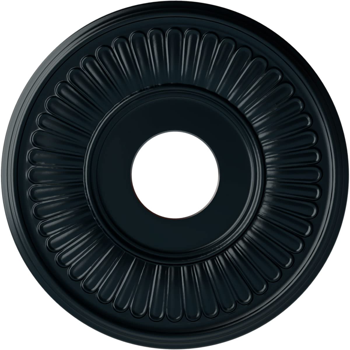 Ekena Millwork CM15BENSF 15 3/4OD X 3 7/8ID X 3/4P Berkshire Ceiling Medallion Fits Canopies Up to 7, Night Shade